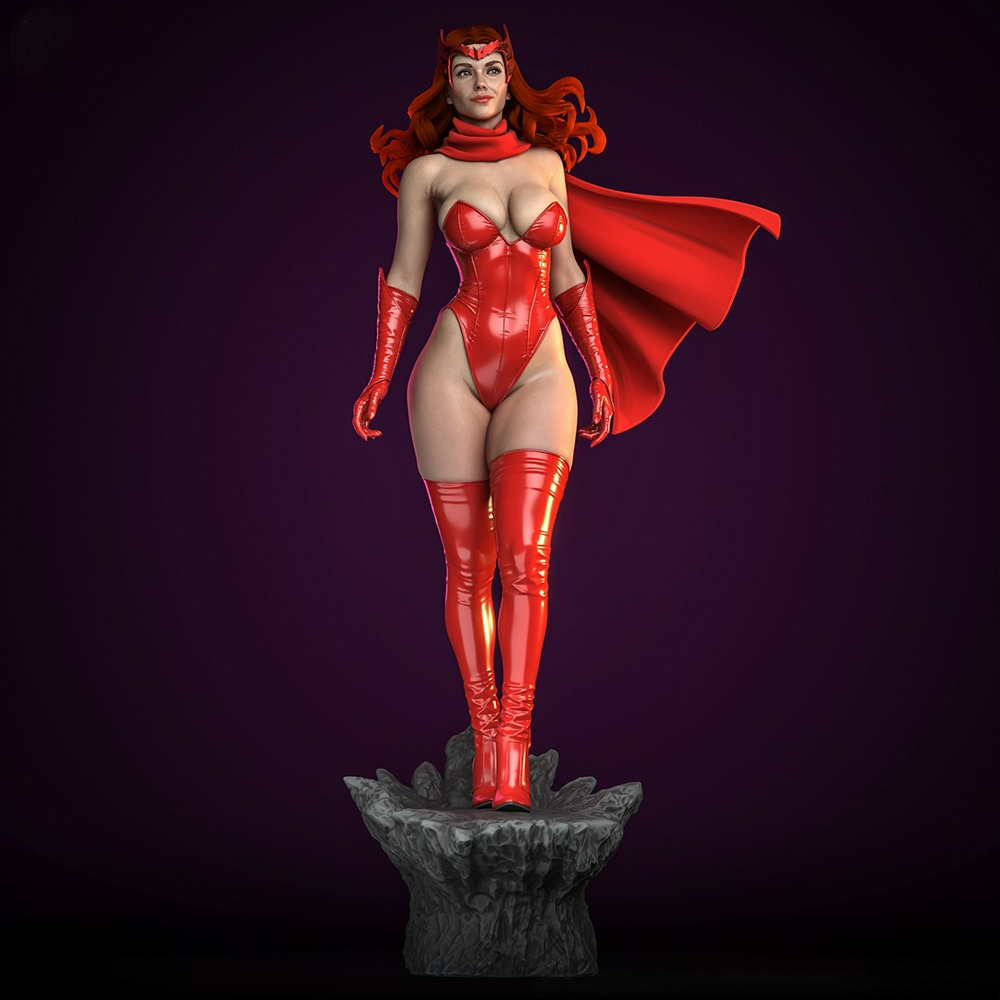 2664 Scarlet Witch - Wanda Maximoff - STL 3D Print Files