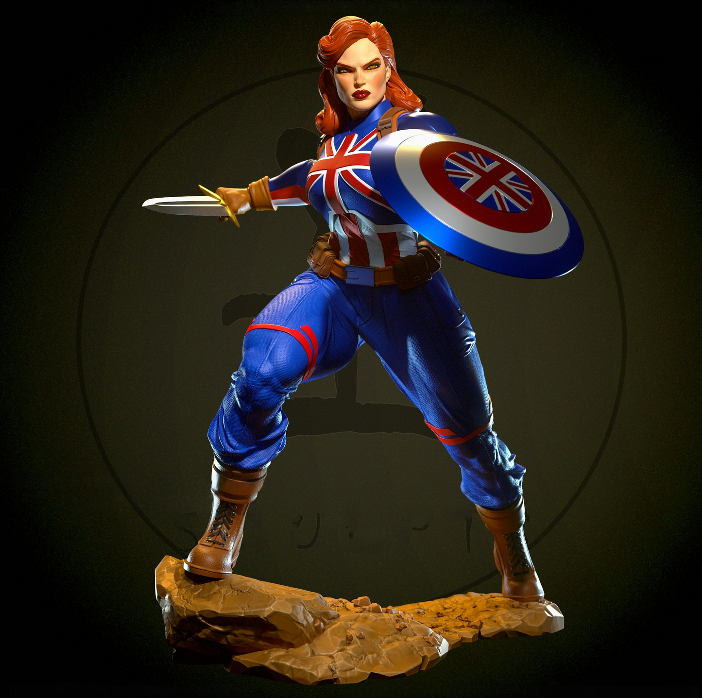 2666 Captain Carter NSFW  - Marvel Comics - STL 3D Print Files