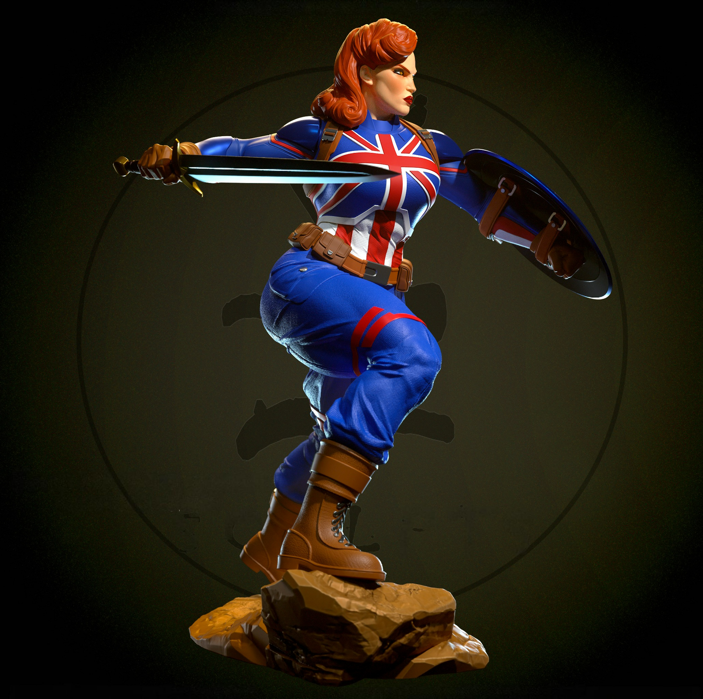 2666 Captain Carter NSFW  - Marvel Comics - STL 3D Print Files