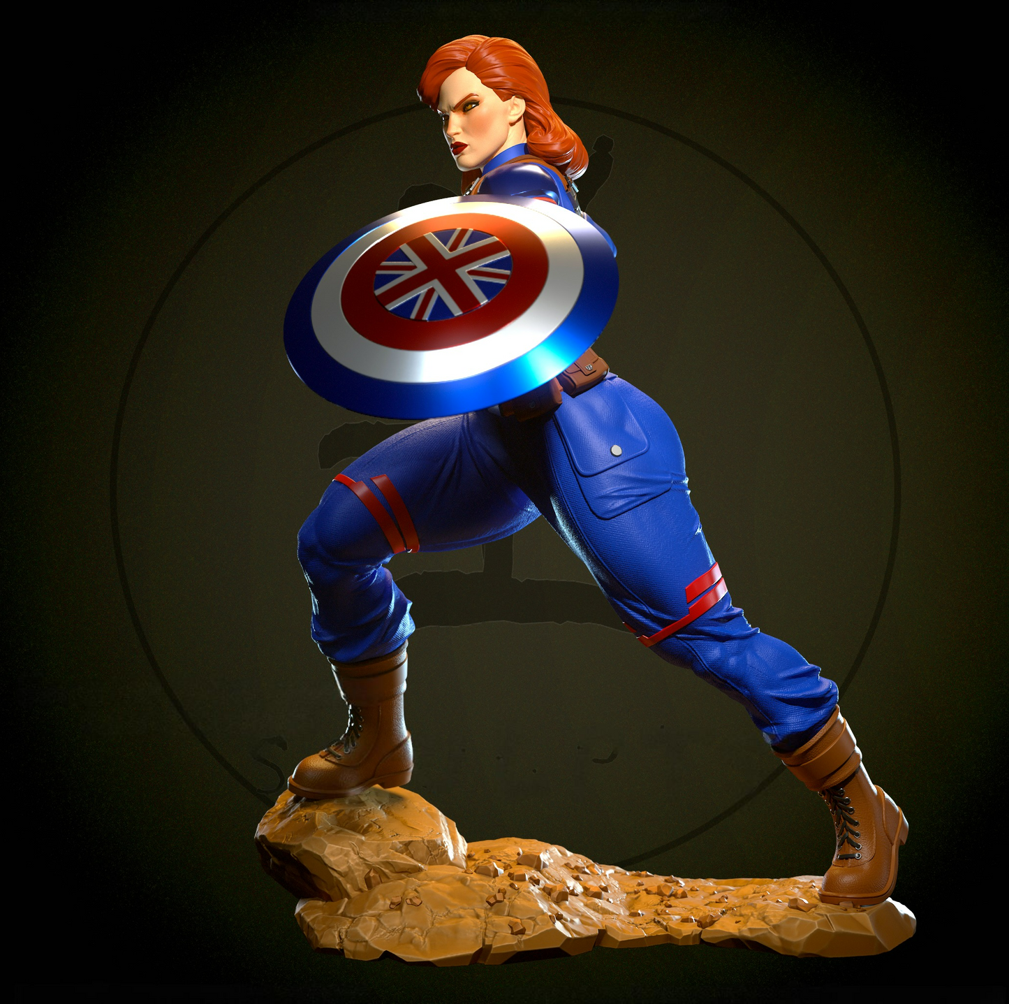 2666 Captain Carter NSFW  - Marvel Comics - STL 3D Print Files