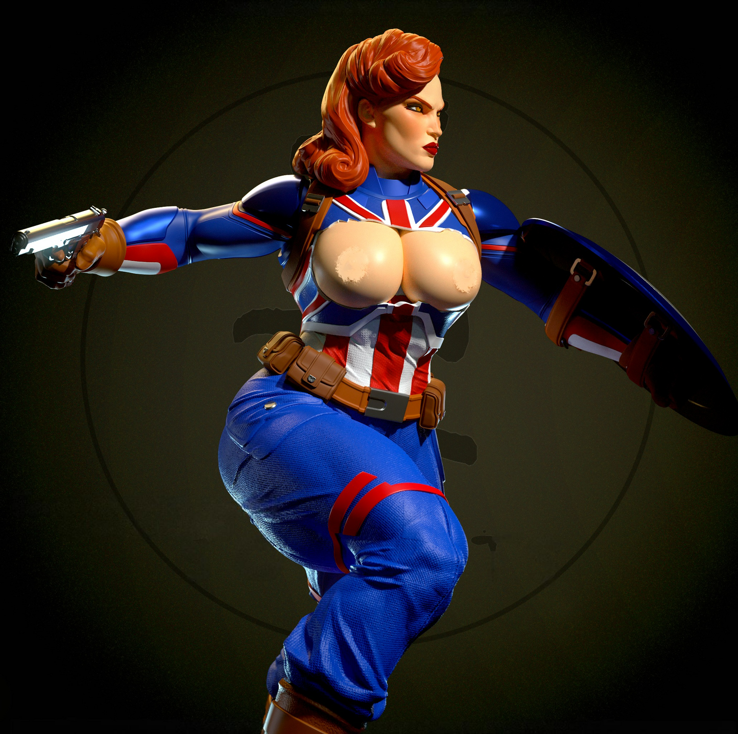 2666 Captain Carter NSFW  - Marvel Comics - STL 3D Print Files