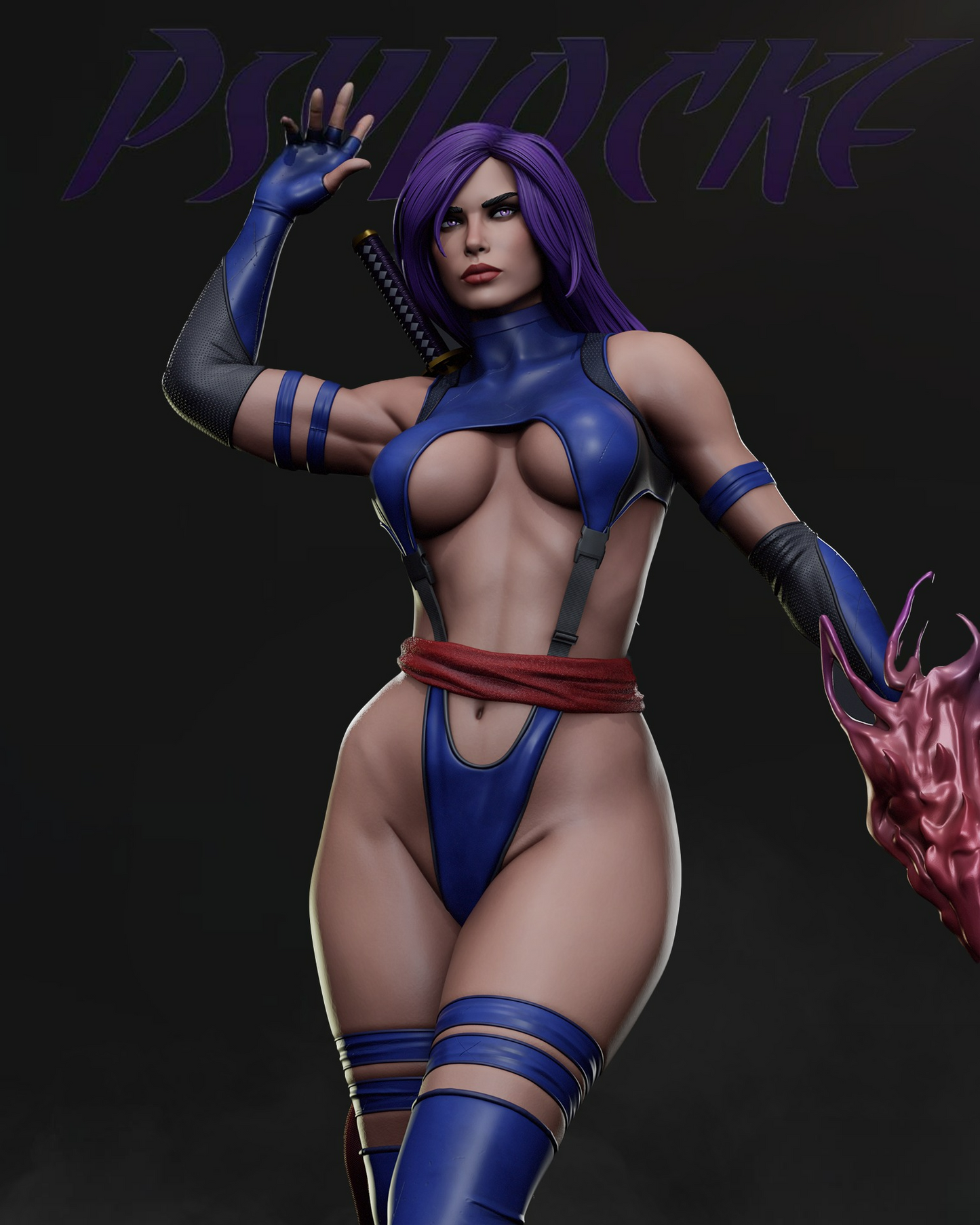 2668 Psylocke NSFW - X-men - STL 3D Print Files