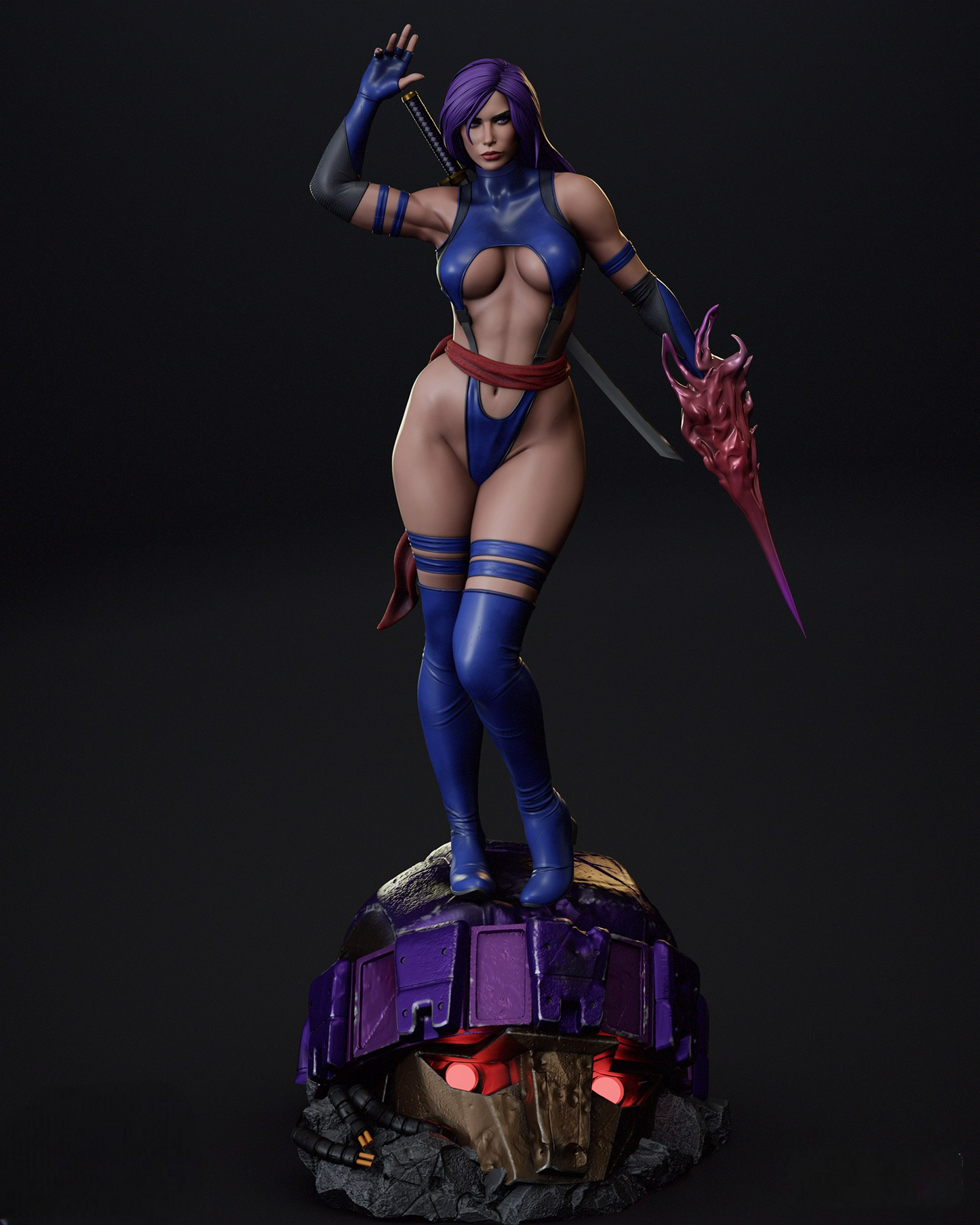 2668 Psylocke NSFW - X-men - STL 3D Print Files