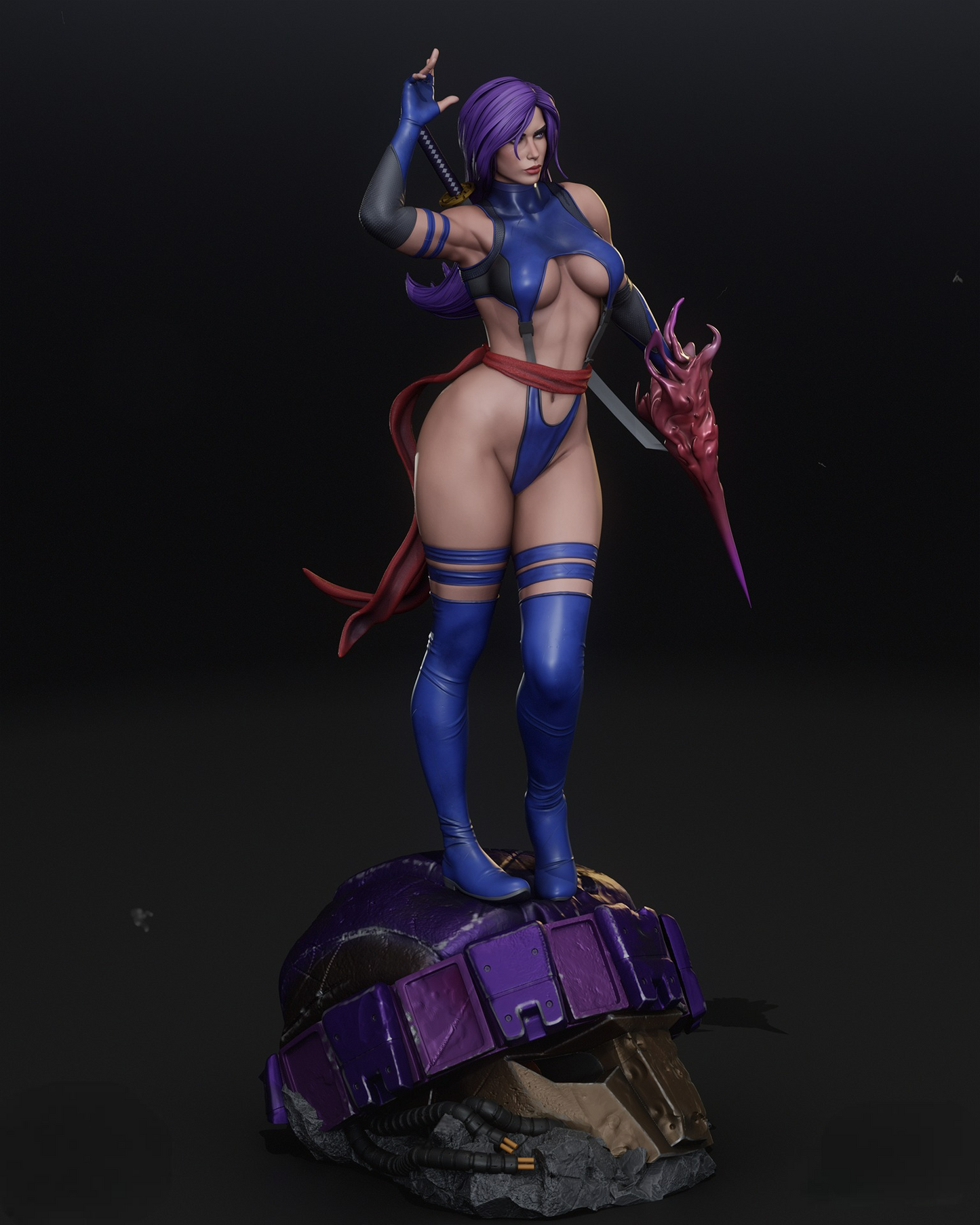 2668 Psylocke NSFW - X-men - STL 3D Print Files