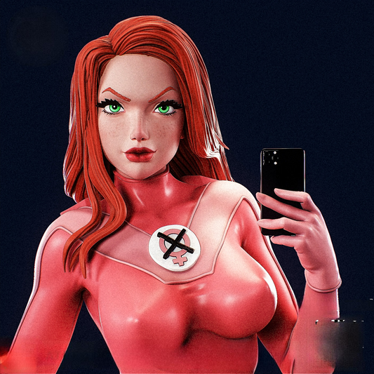 2677 Atom Eve NSFW - Invincible - STL 3D Print Files