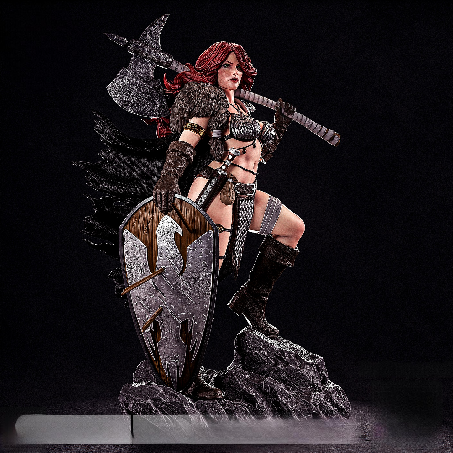 2681 Red Sonja NSFW - Marvel Comics - STL 3D Print Files