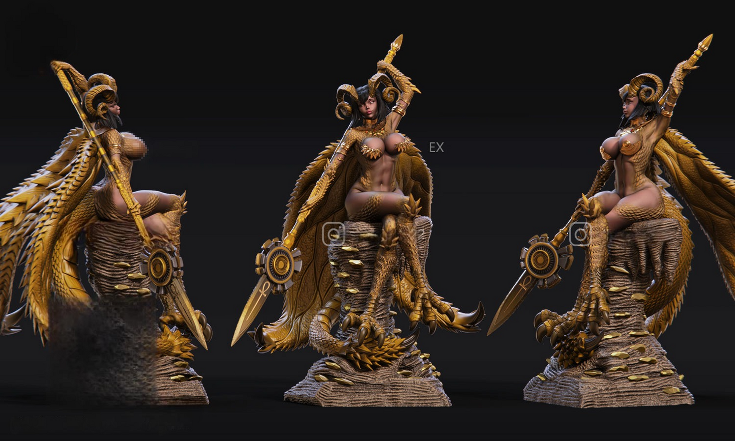 3029 Kulve Taroth Girl NSFW - STL 3D Print Files