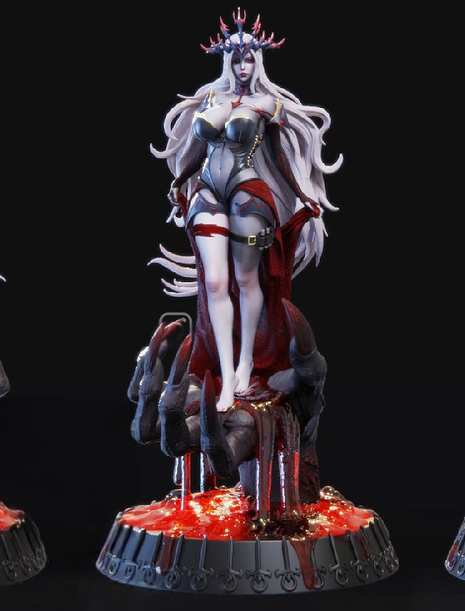 3032 Vampire Queen - STL 3D Print Files