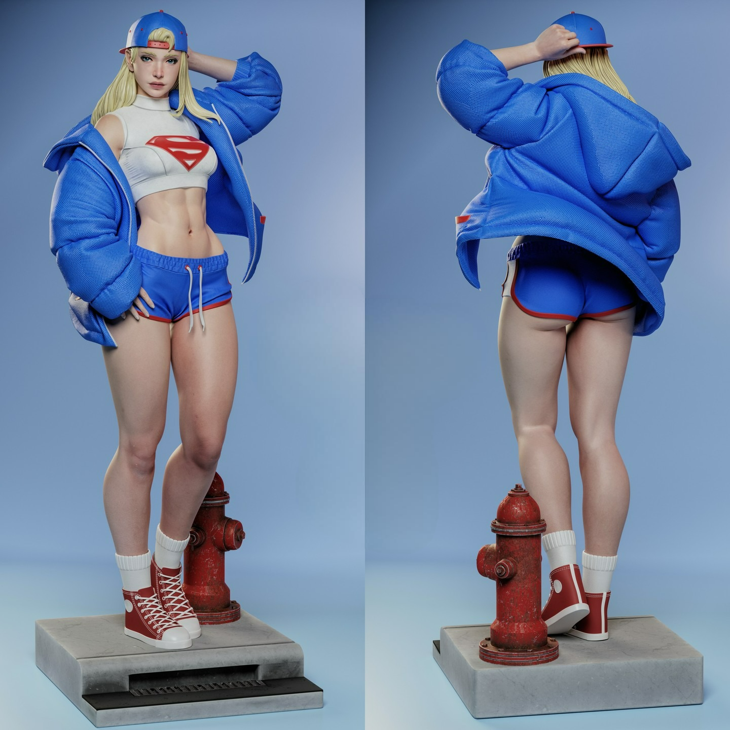 2687 Supergirl - DC Comics - STL 3D Print Files