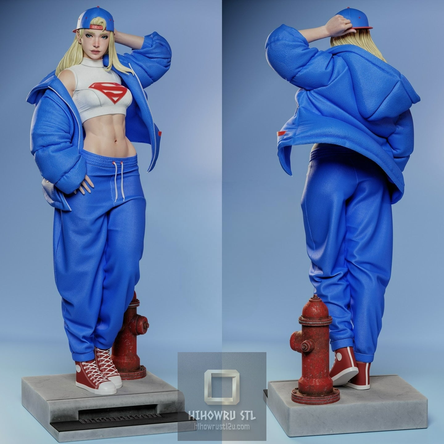 2687 Supergirl - DC Comics - STL 3D Print Files