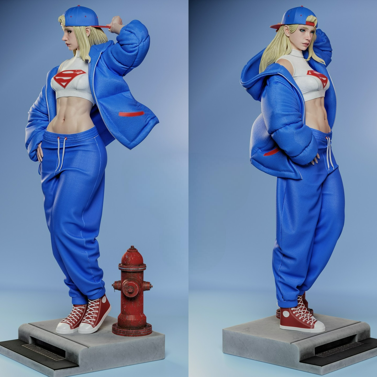 2687 Supergirl - DC Comics - STL 3D Print Files