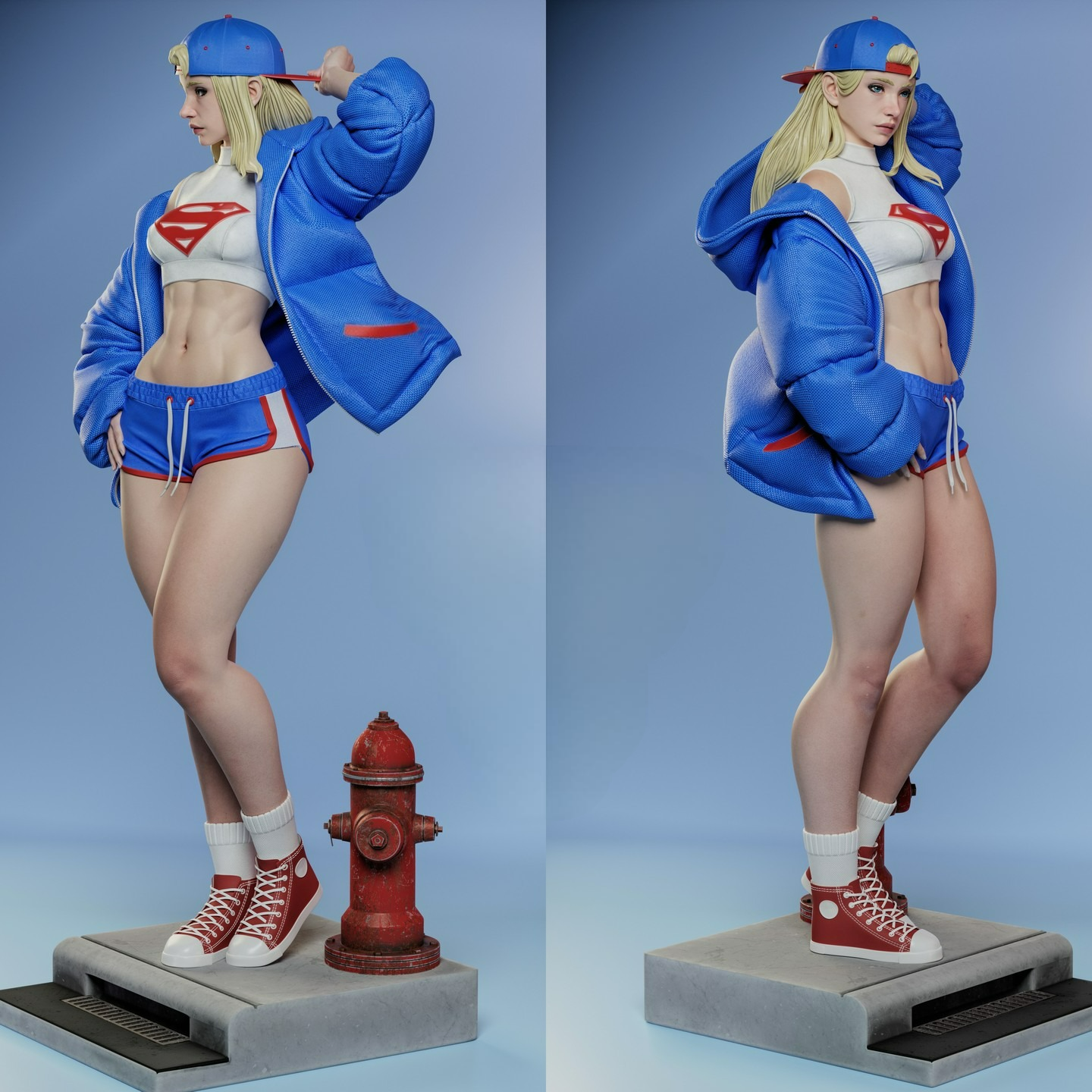 2687 Supergirl - DC Comics - STL 3D Print Files