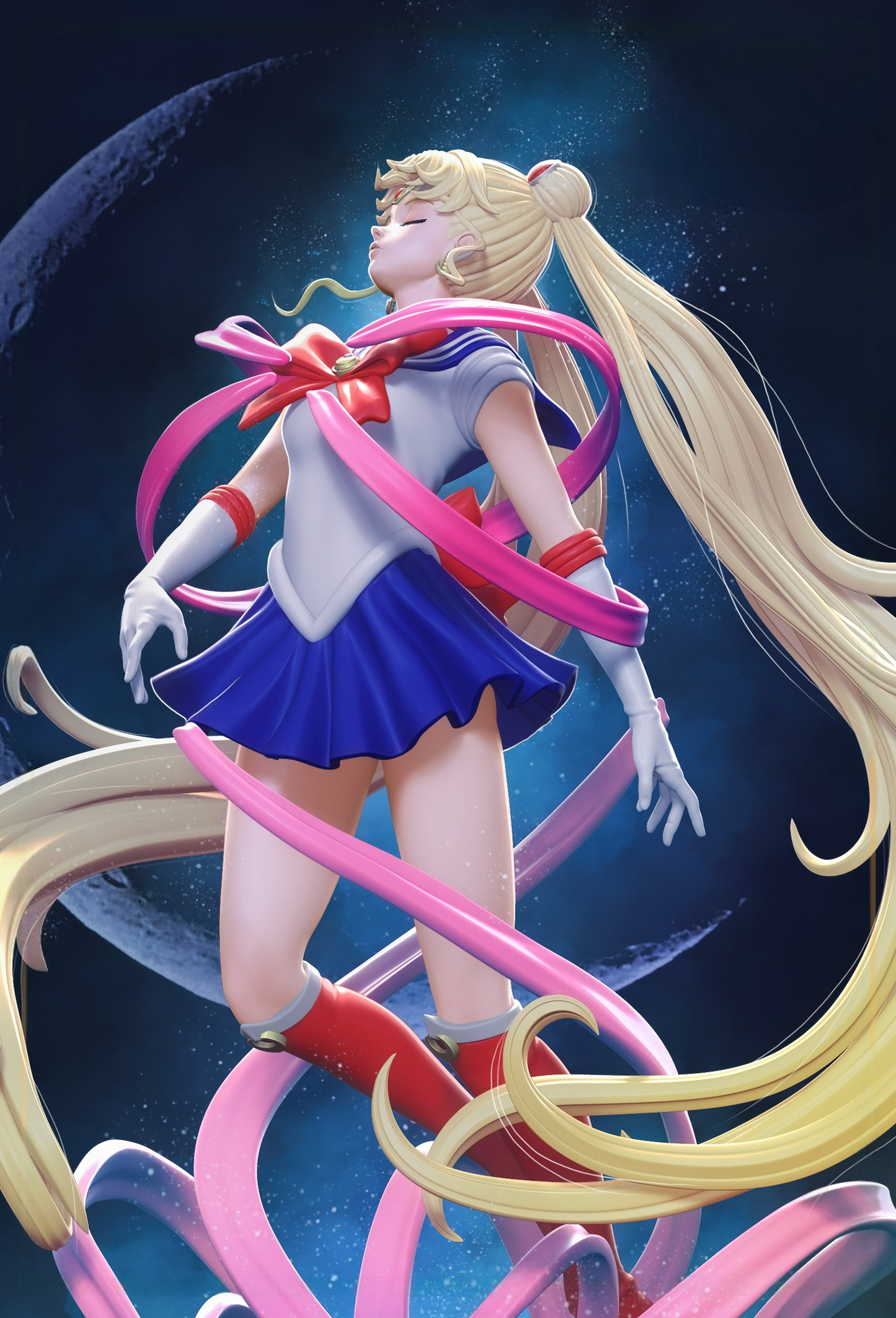 2693 Sailor Moon - Usagi Tsukino - STL 3D Print Files