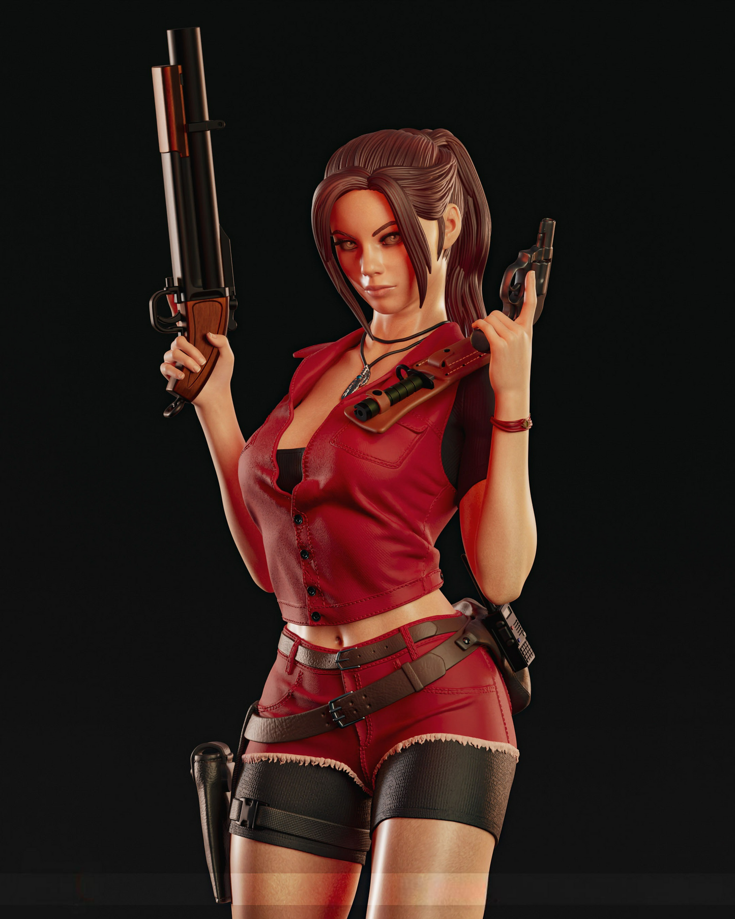 2702 Claire Redfield - Resident Evil - STL 3D Print Files