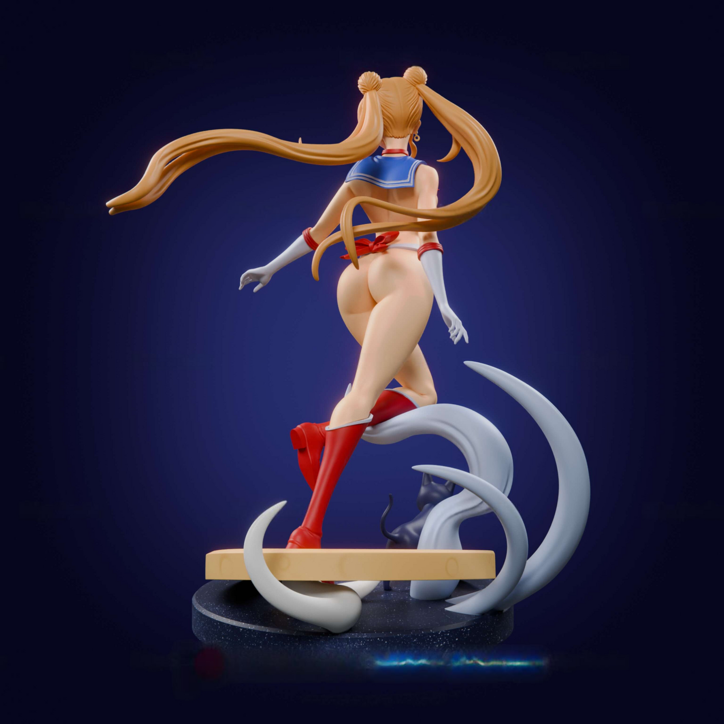 2706 Sailor Moon NSFW - Usagi Tsukino - STL 3D Print Files