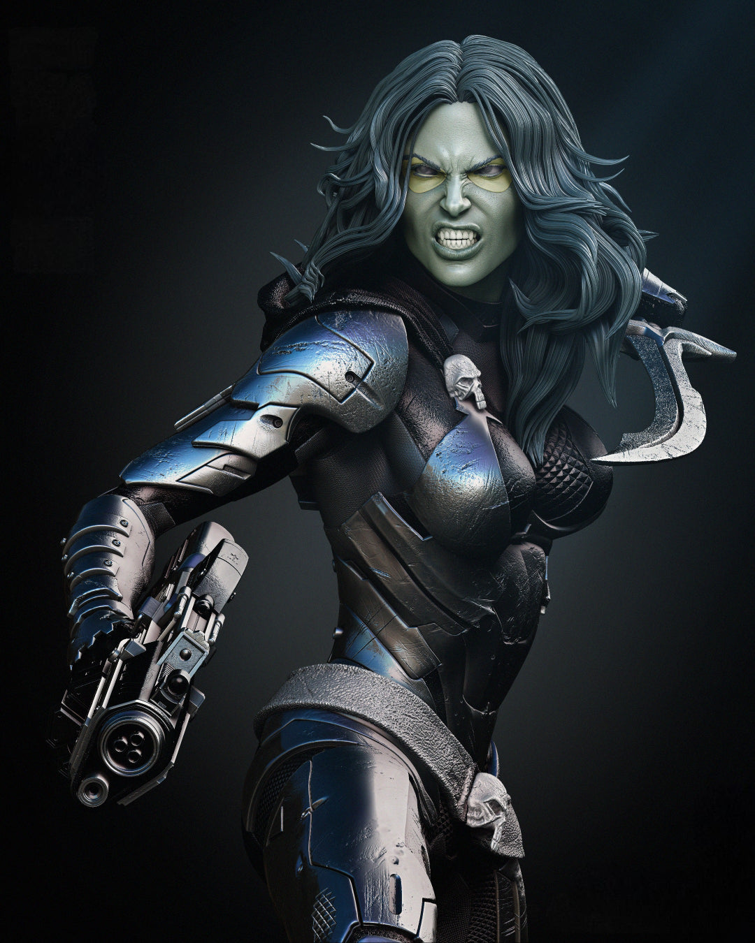 2727 Gamora Comics - Guardians of the Galaxy - STL 3D Print Files