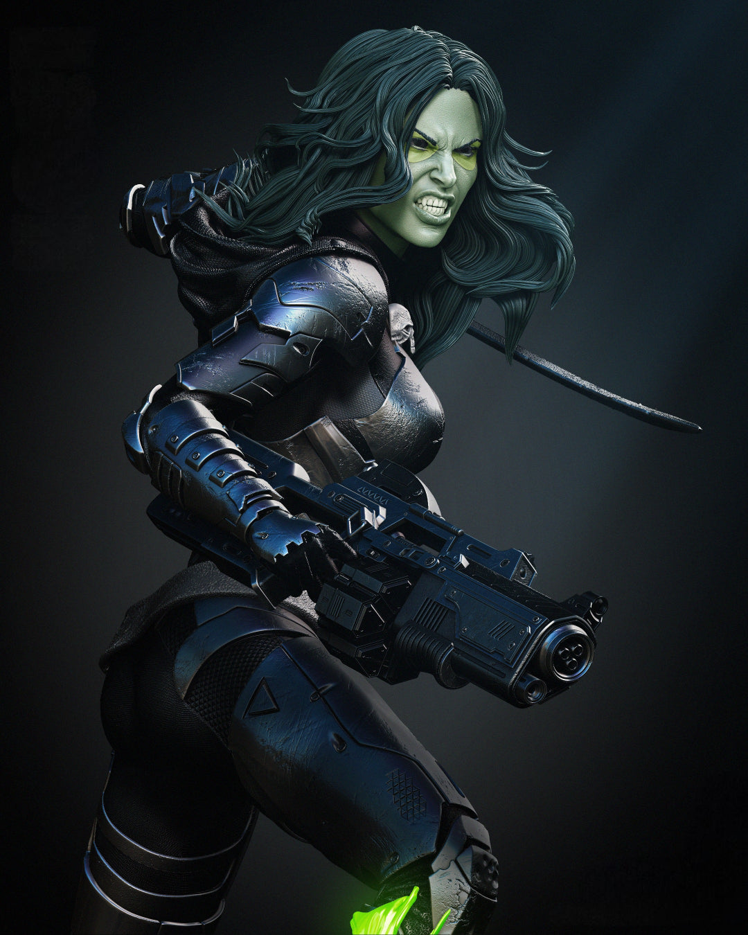 2727 Gamora Comics - Guardians of the Galaxy - STL 3D Print Files