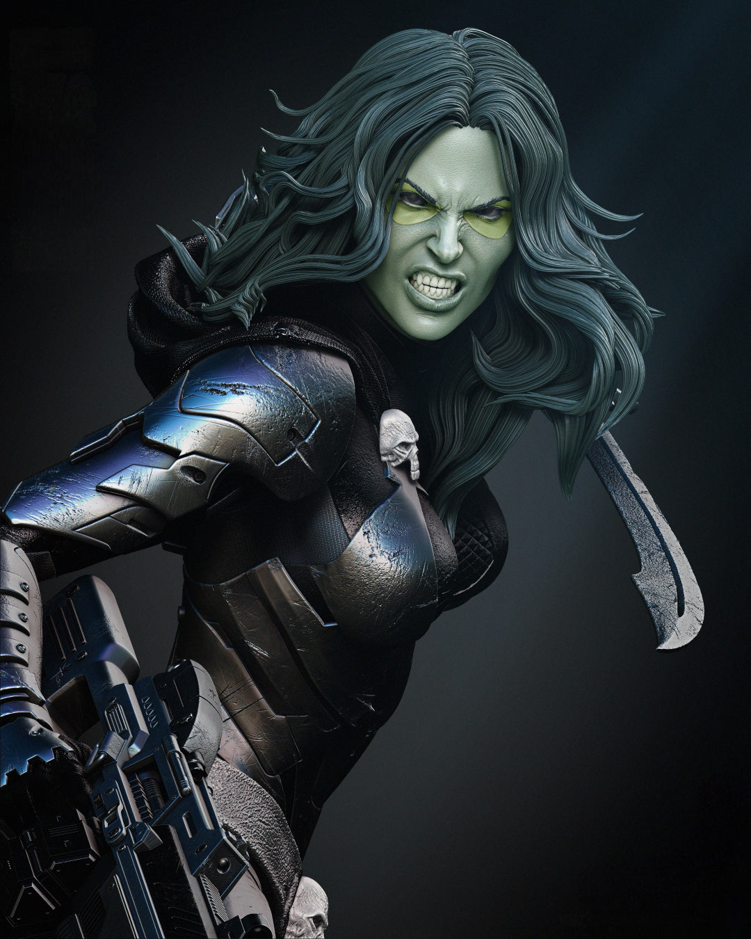 2727 Gamora Comics - Guardians of the Galaxy - STL 3D Print Files