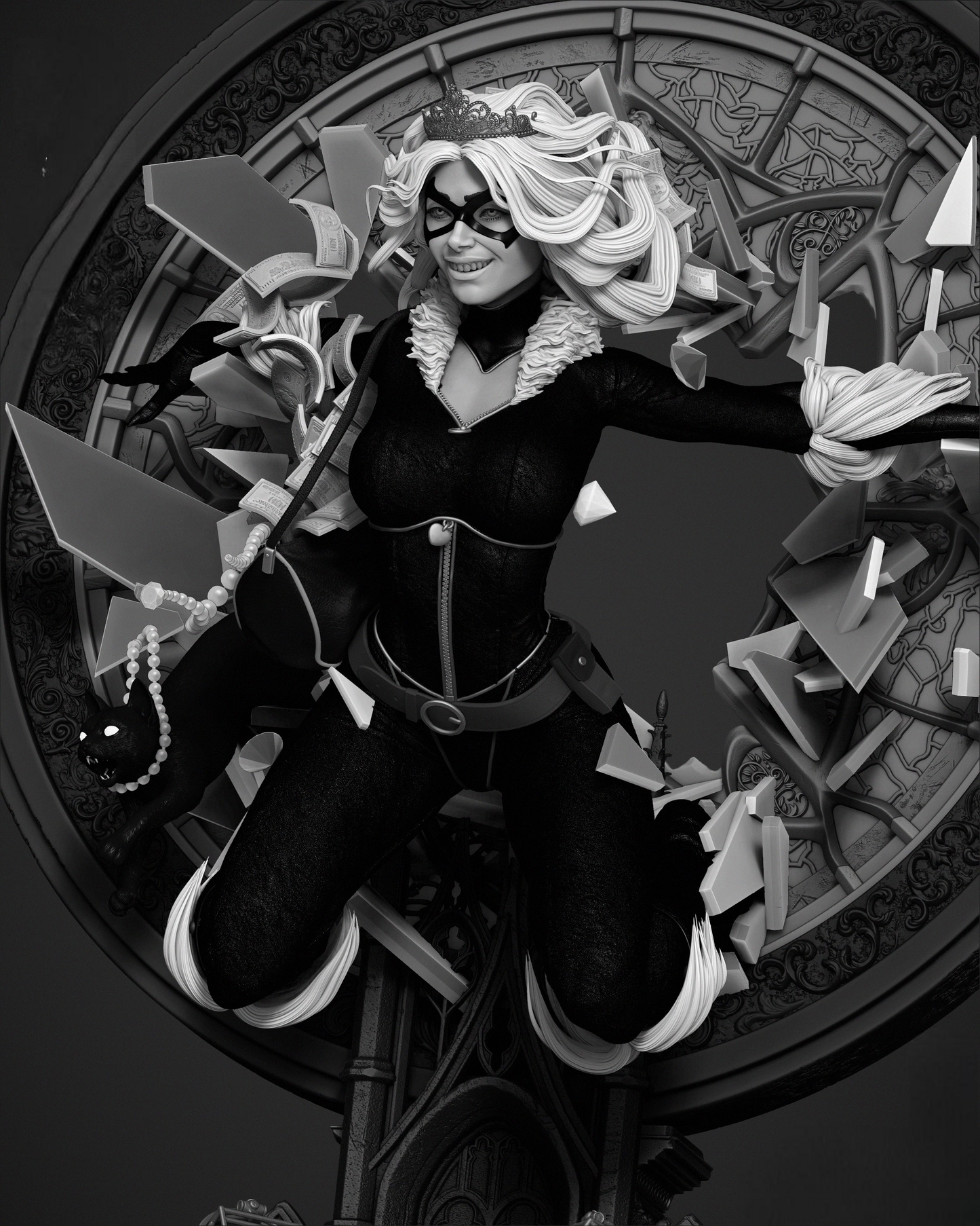 2728 Black Cat - Marvel Comics - STL 3D Print Files