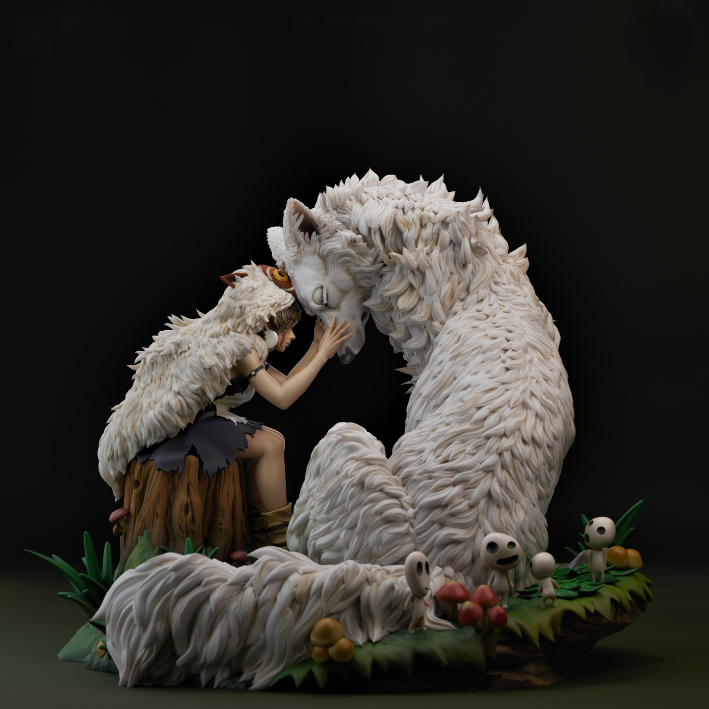 2737 San - Princess Mononoke - STL 3D Print Files