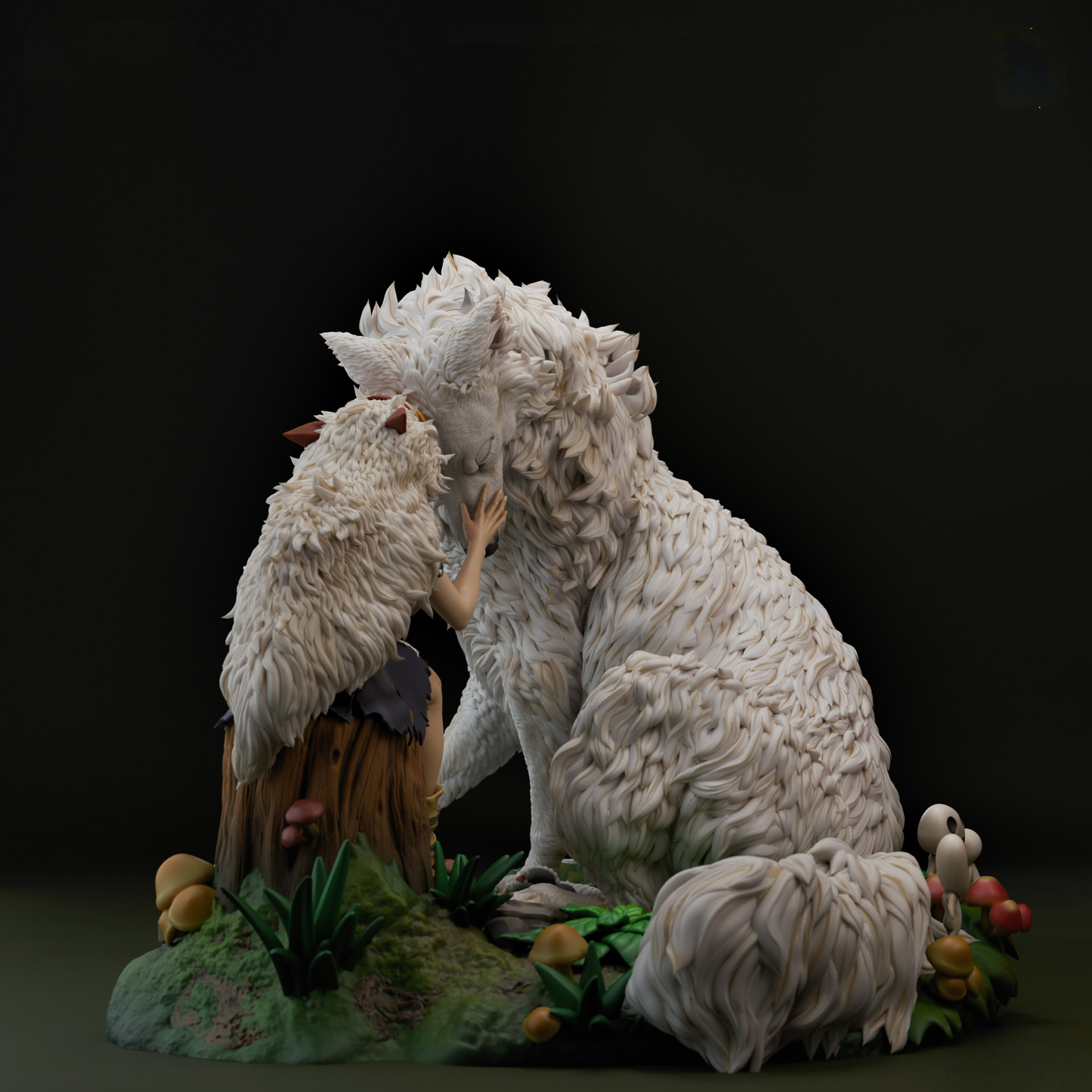 2737 San - Princess Mononoke - STL 3D Print Files