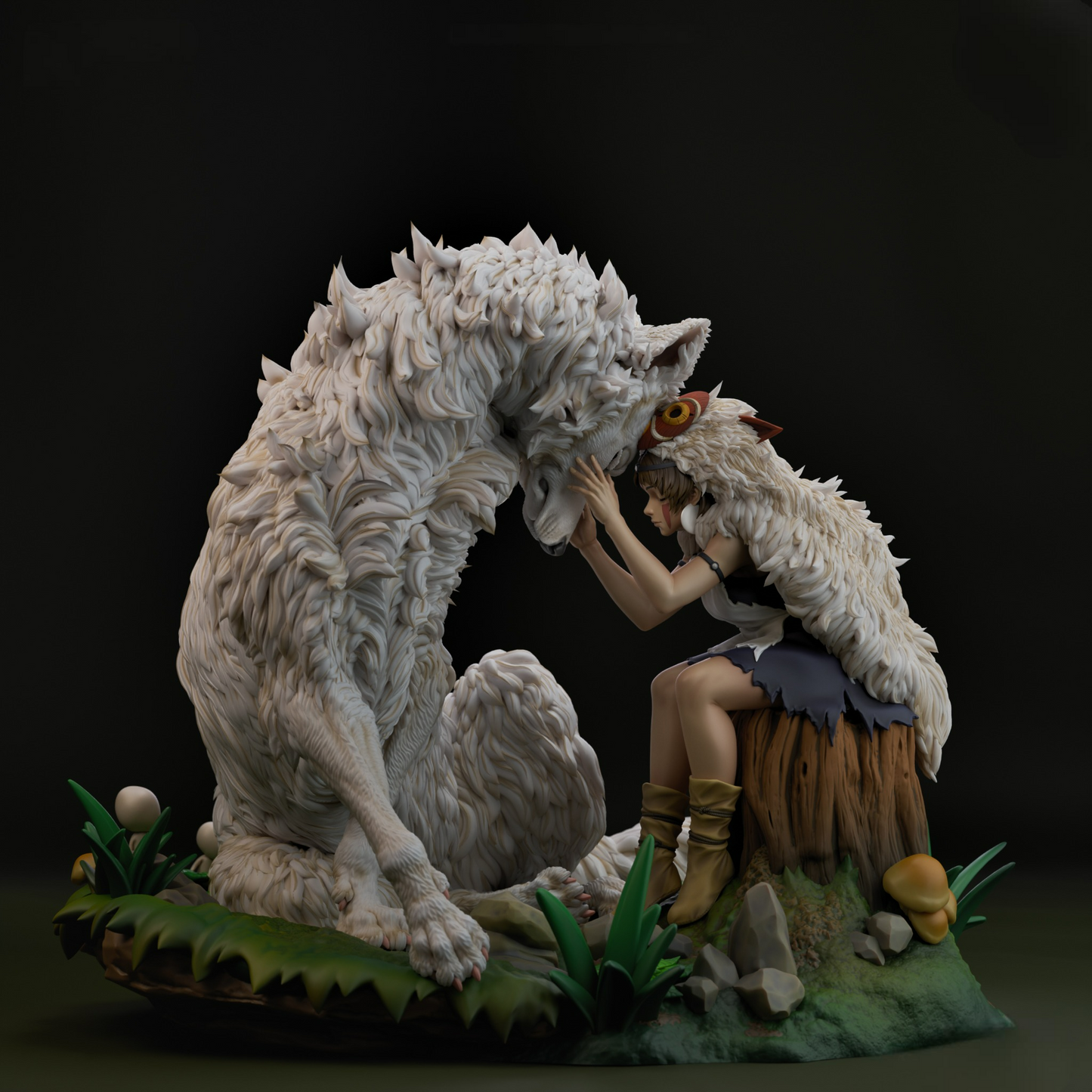 2737 San - Princess Mononoke - STL 3D Print Files