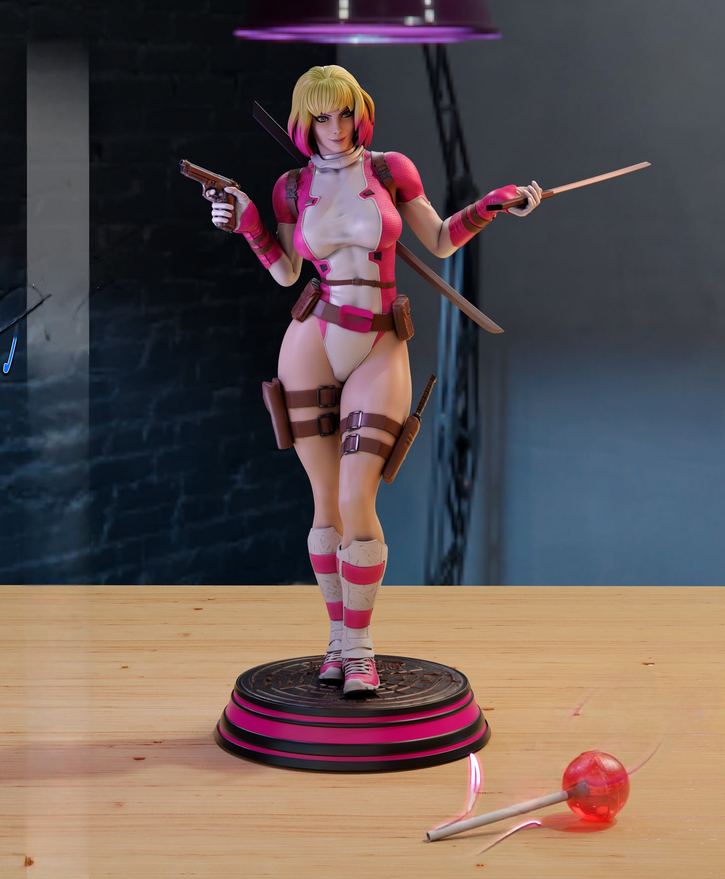 2739 Gwenpool NSFW - Gwendolyn Poole  - STL 3D Print Files