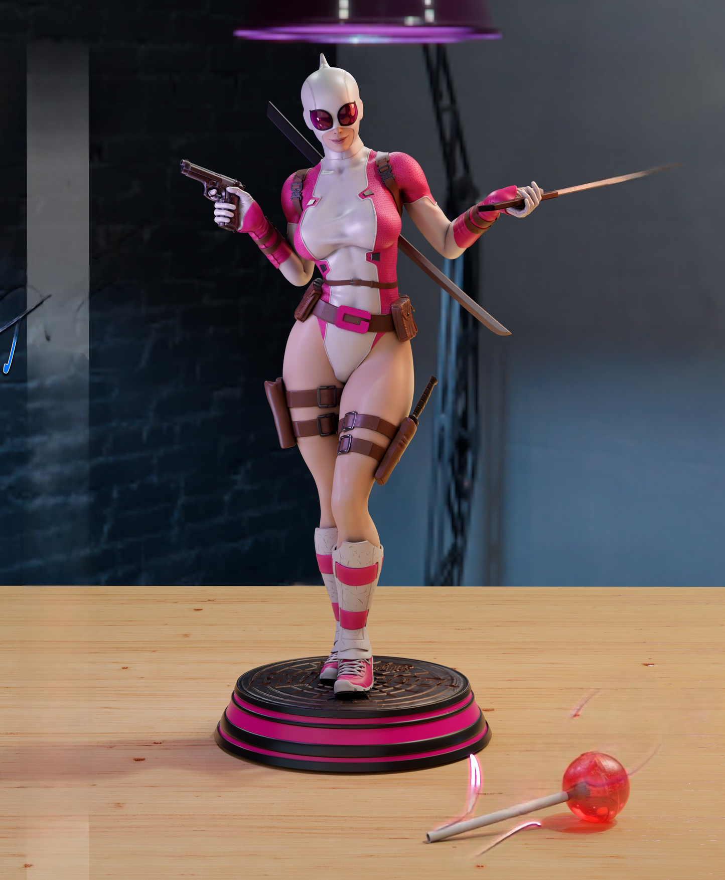 2739 Gwenpool NSFW - Gwendolyn Poole  - STL 3D Print Files