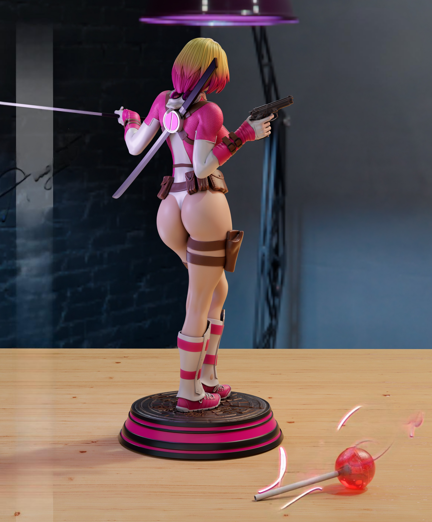 2739 Gwenpool NSFW - Gwendolyn Poole  - STL 3D Print Files