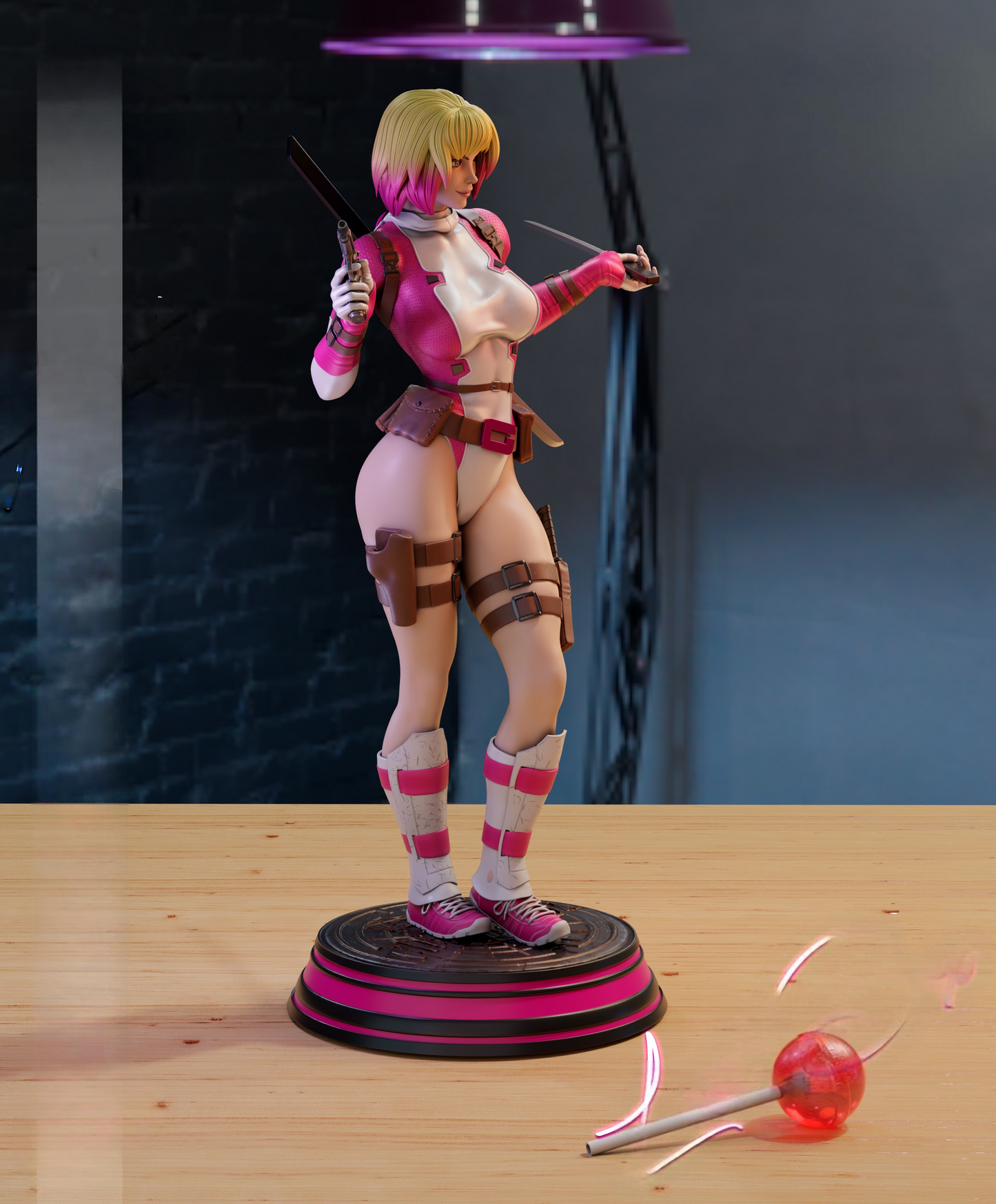 2739 Gwenpool NSFW - Gwendolyn Poole  - STL 3D Print Files