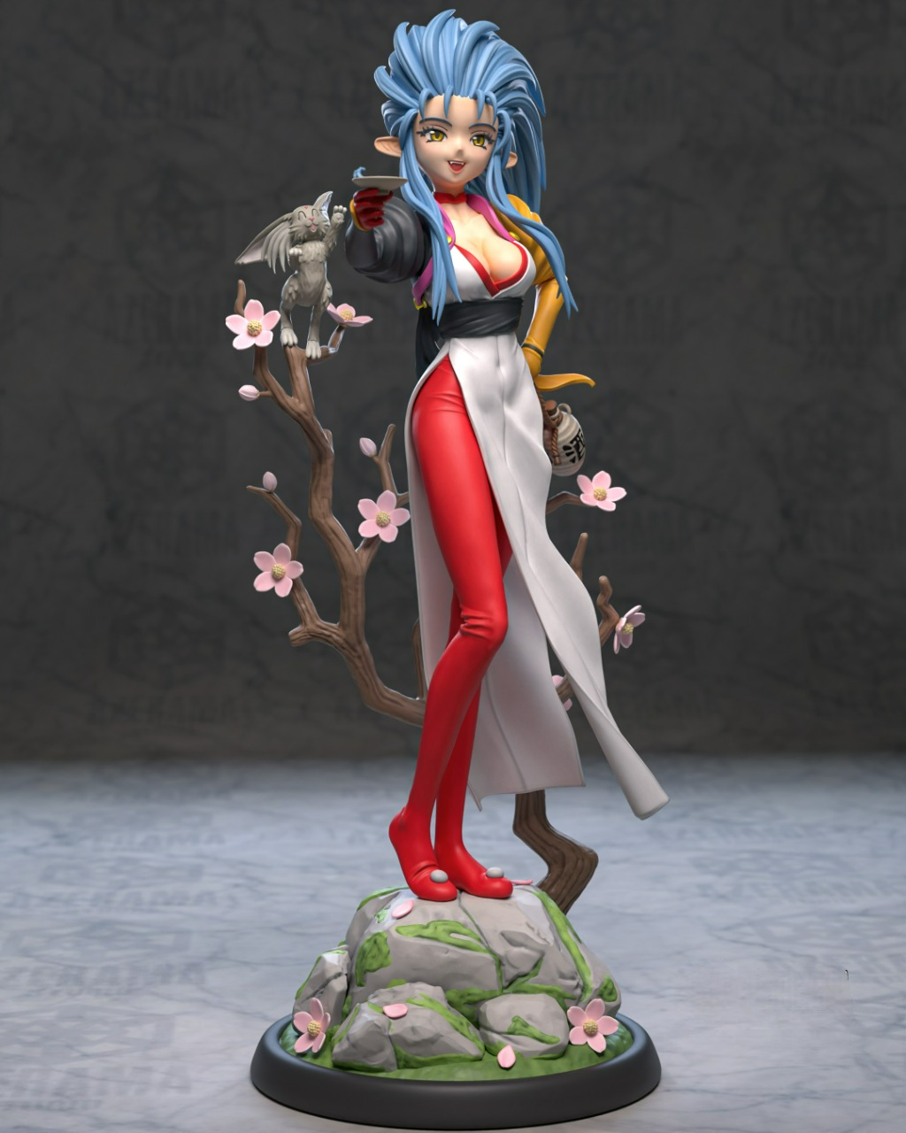 2741 Ryoko Hakubi NSFW - Tenchi Muyo - STL 3D Print Files