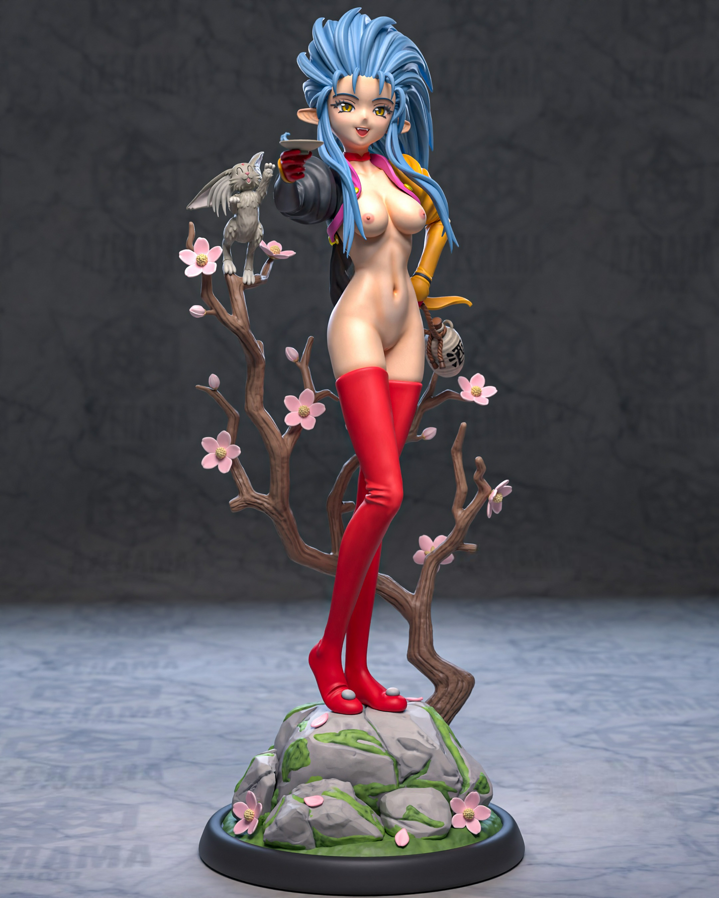 2741 Ryoko Hakubi NSFW - Tenchi Muyo - STL 3D Print Files