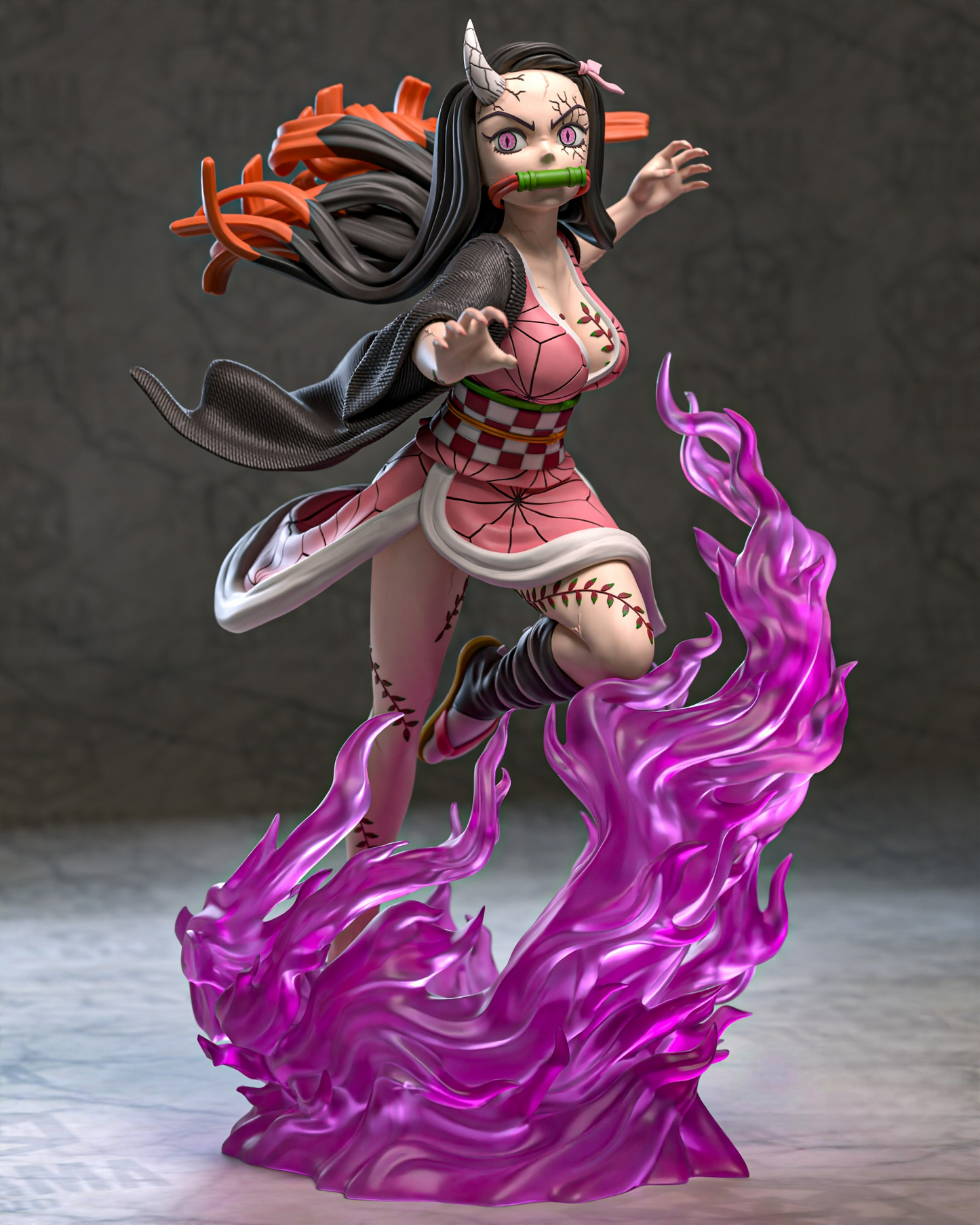 2743 Nezuko Kamado NSFW - Kimetsu no Yaiba - STL 3D Print Files