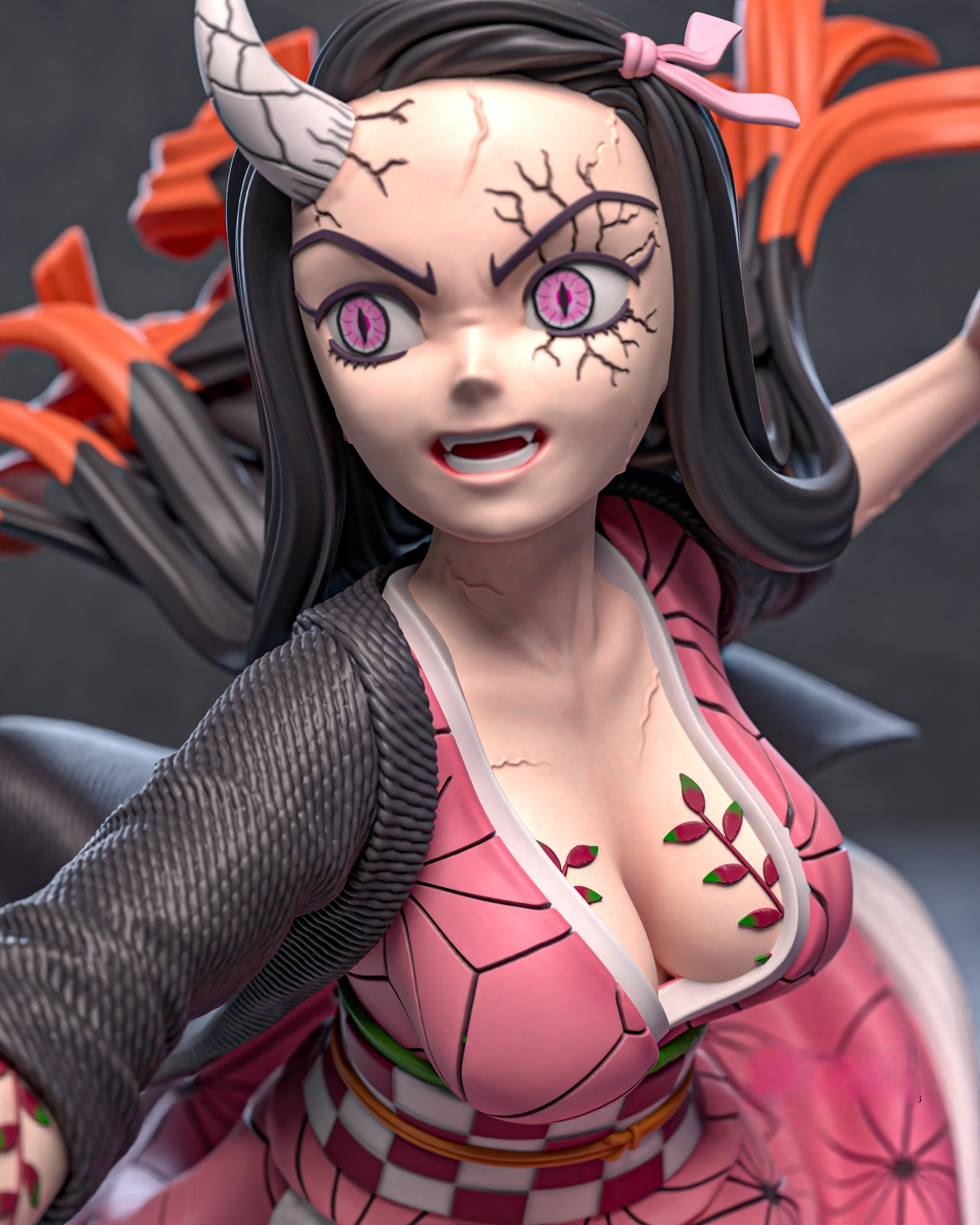 2743 Nezuko Kamado NSFW - Kimetsu no Yaiba - STL 3D Print Files