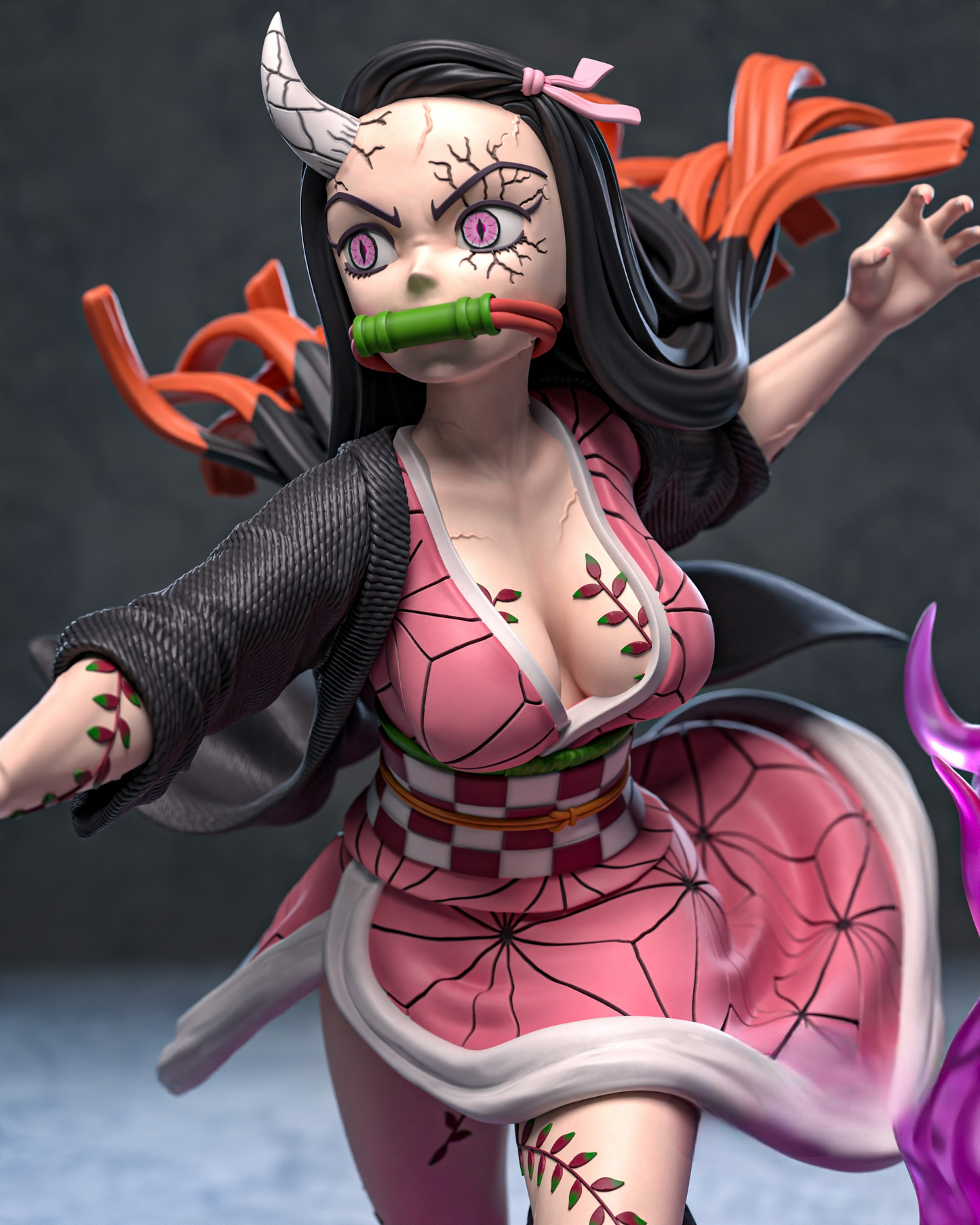 2743 Nezuko Kamado NSFW - Kimetsu no Yaiba - STL 3D Print Files