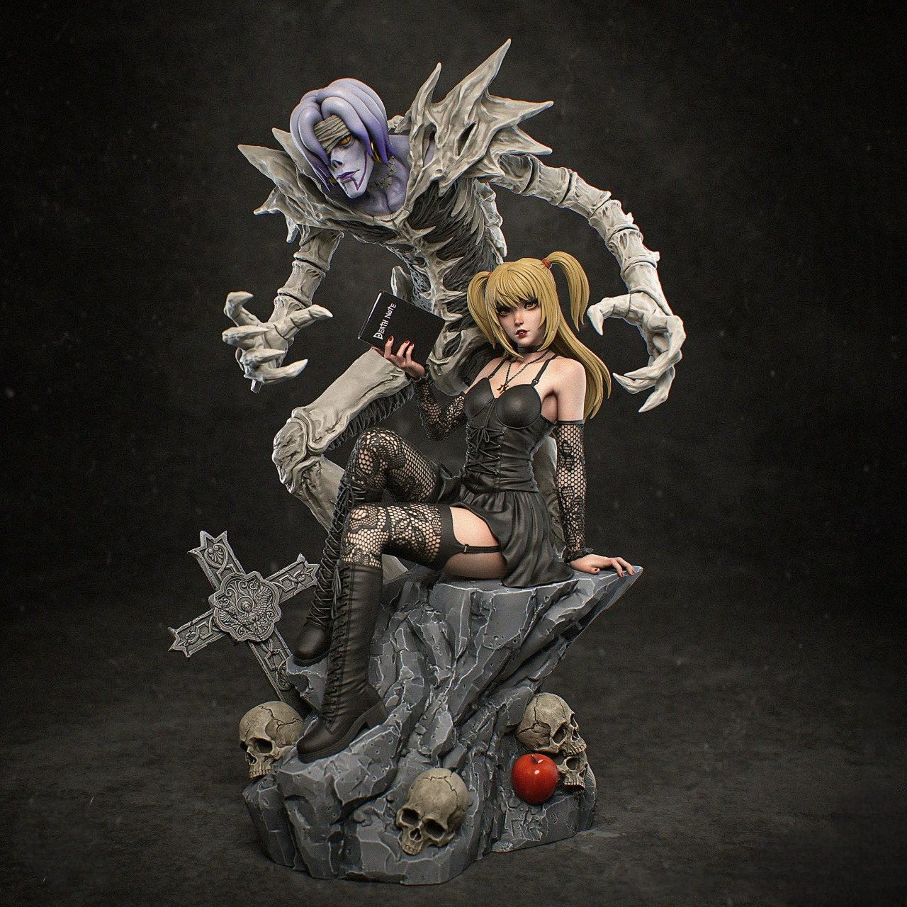 2746 Misa Amane AND Rem - Death Note - STL 3D Print Files