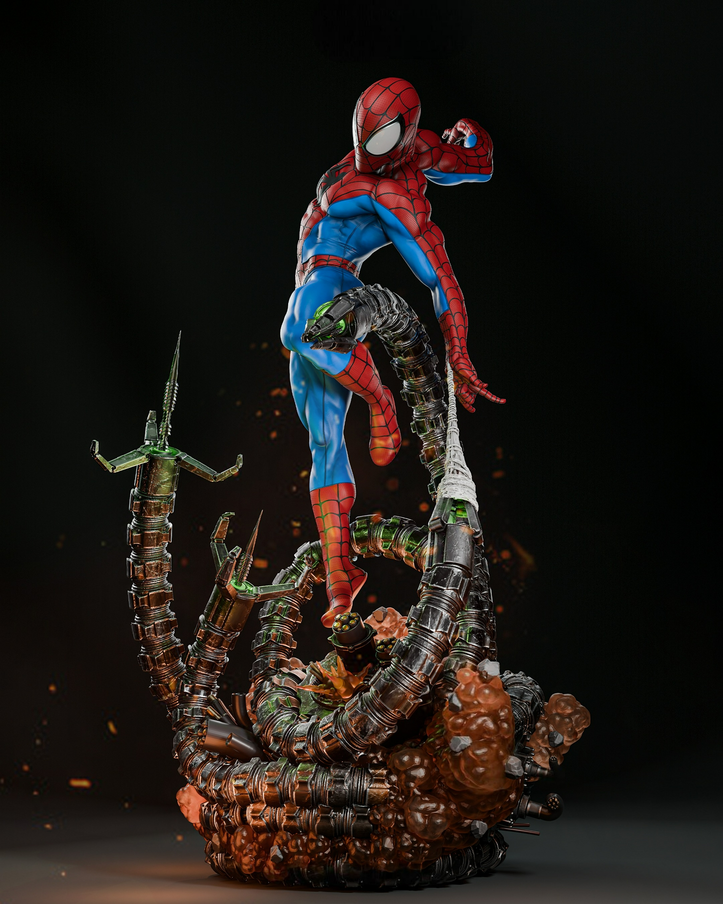 2762 Spider-Man DIORAMA - Marvel Comics - STL 3D Print Files