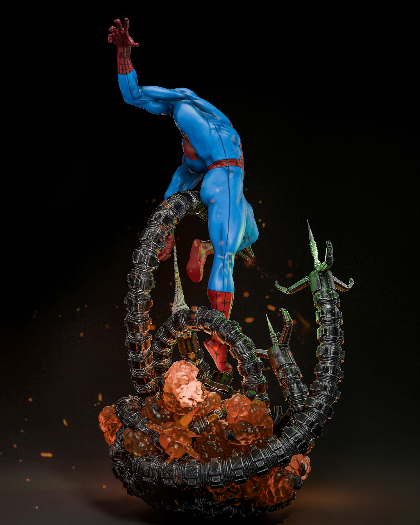 2762 Spider-Man DIORAMA - Marvel Comics - STL 3D Print Files