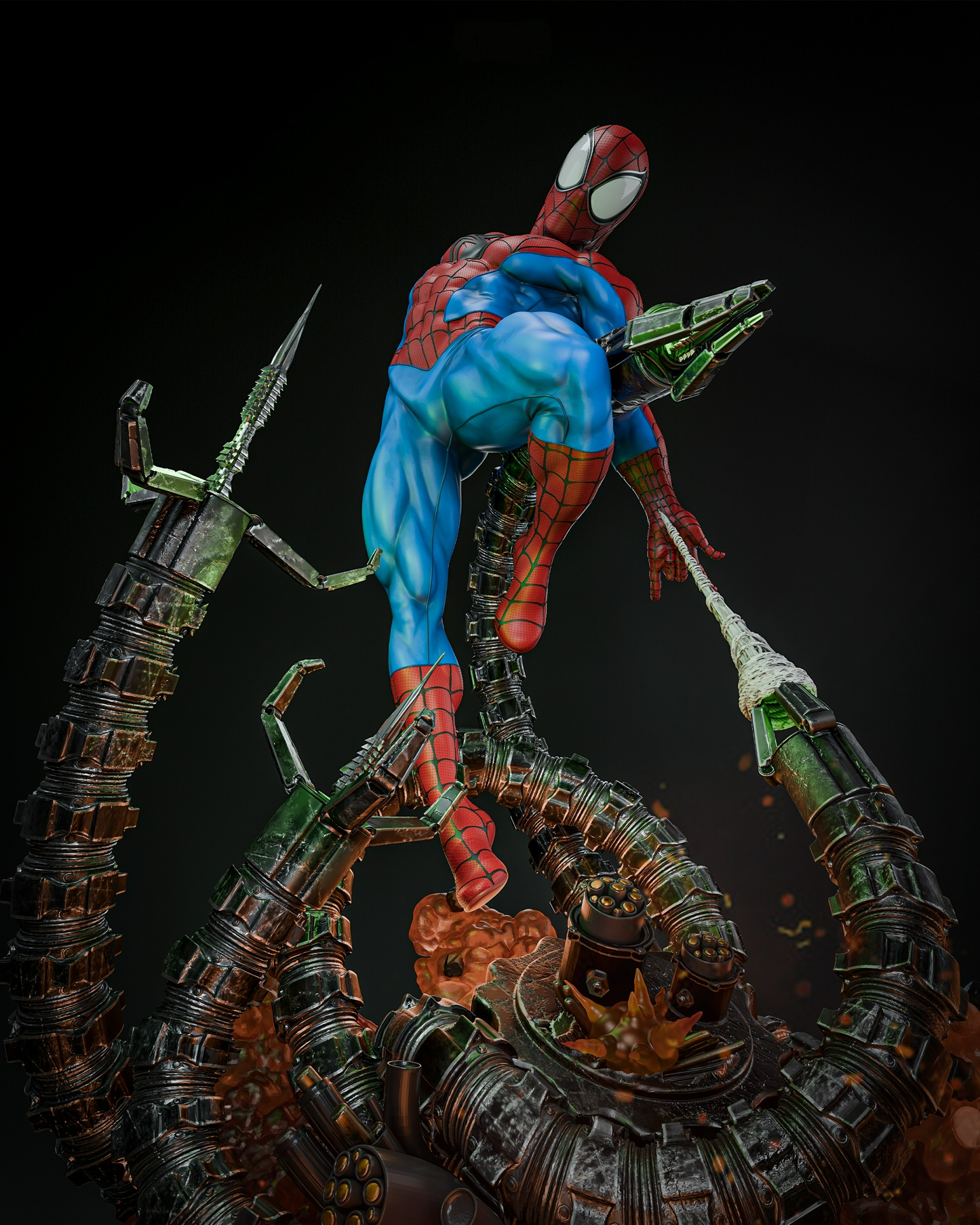 2762 Spider-Man DIORAMA - Marvel Comics - STL 3D Print Files