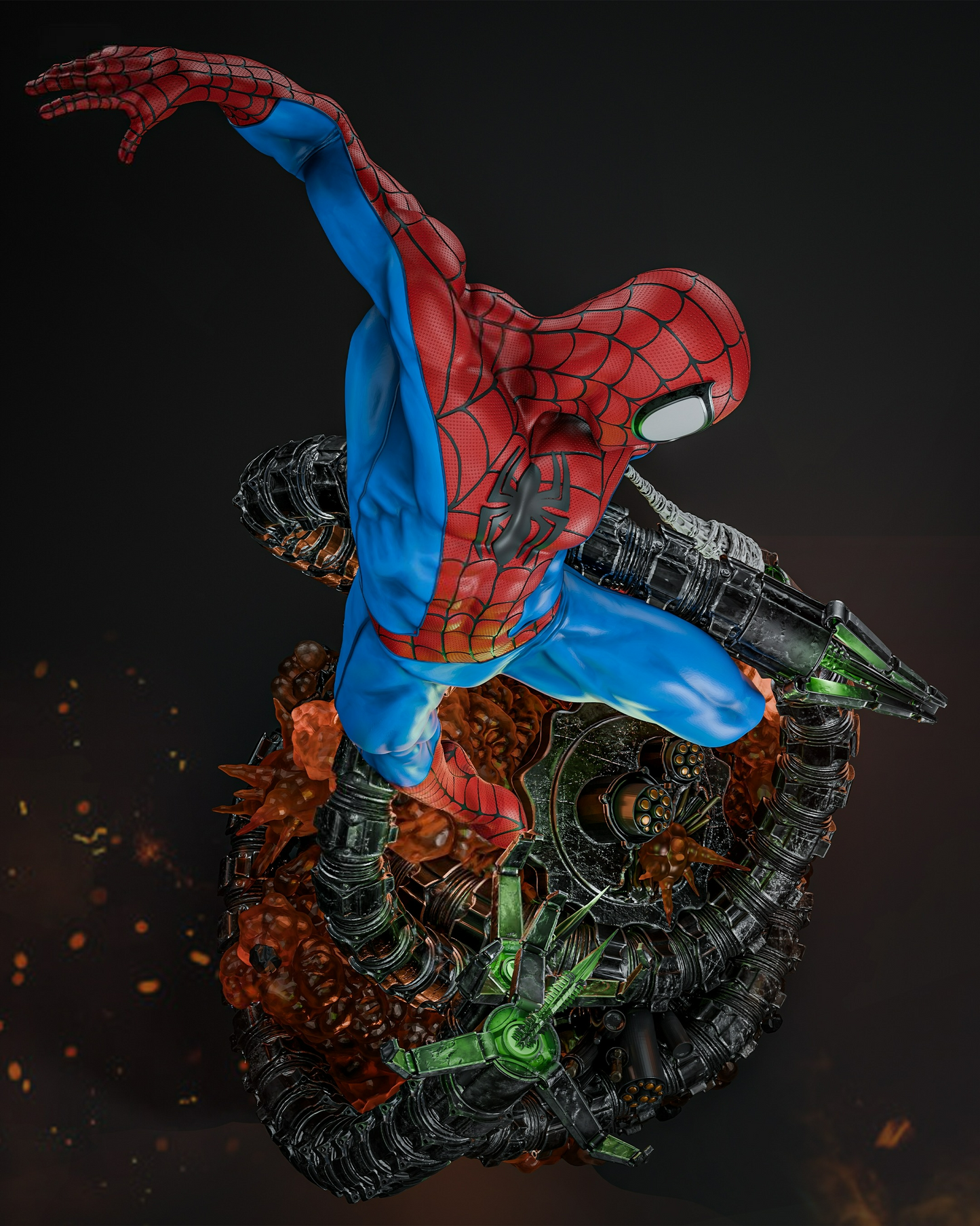 2762 Spider-Man DIORAMA - Marvel Comics - STL 3D Print Files