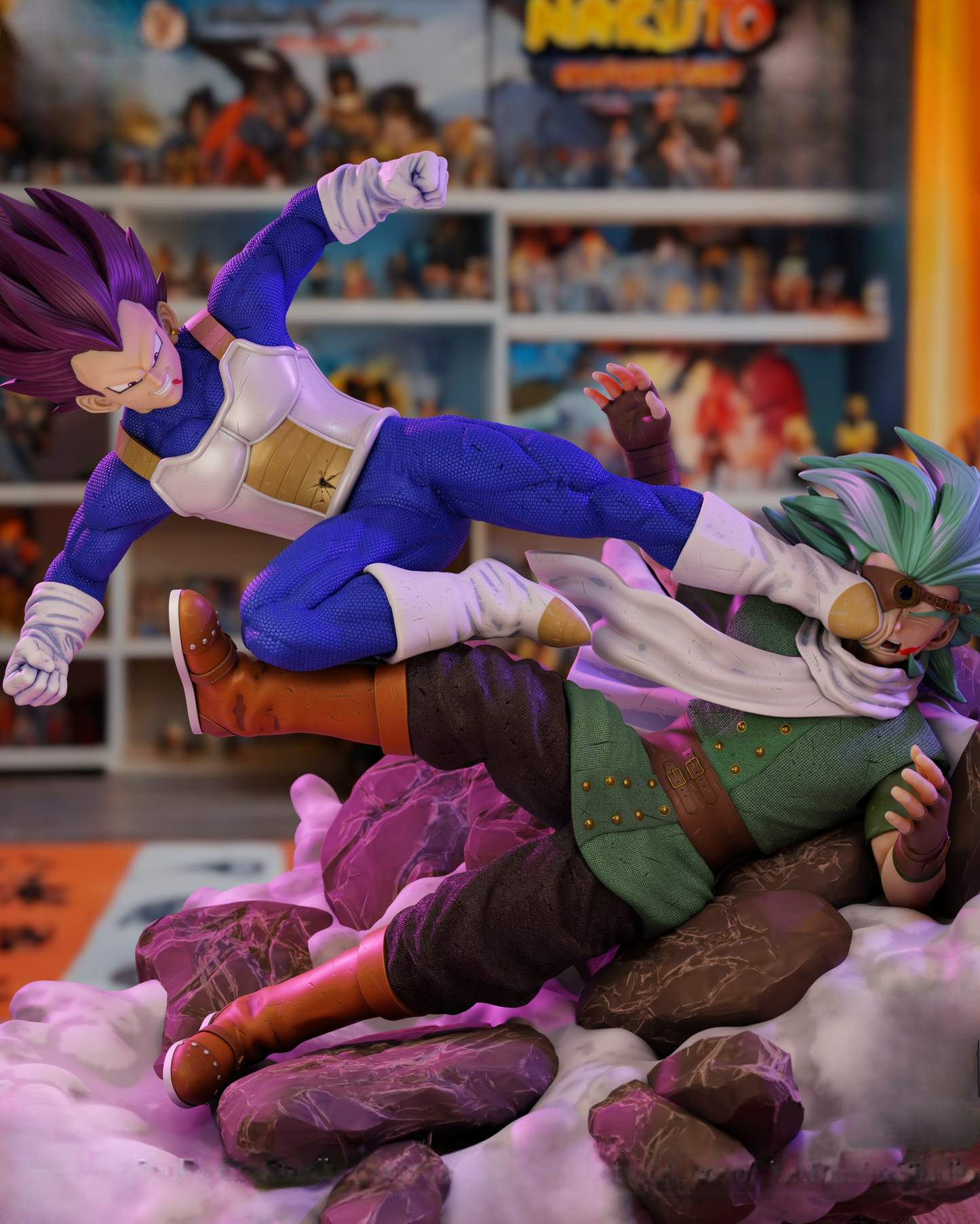 2771 Vegeta Ultra Ego VS Granolah - Dragon Ball Super - STL 3D Print Files