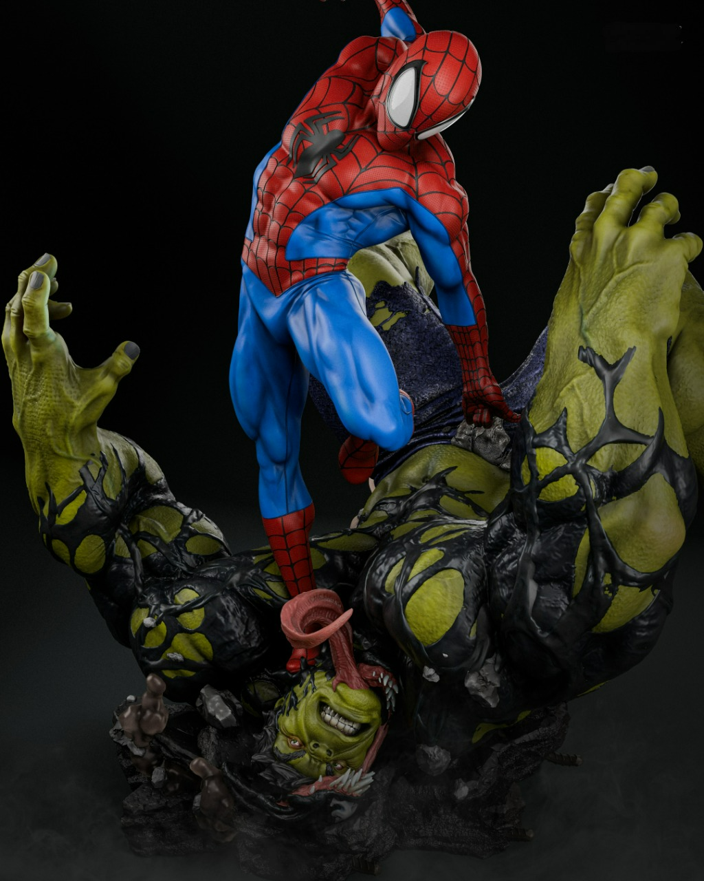 2772 SPIDER-MAN VS HULK - Marvel Comics - STL 3D Print Files