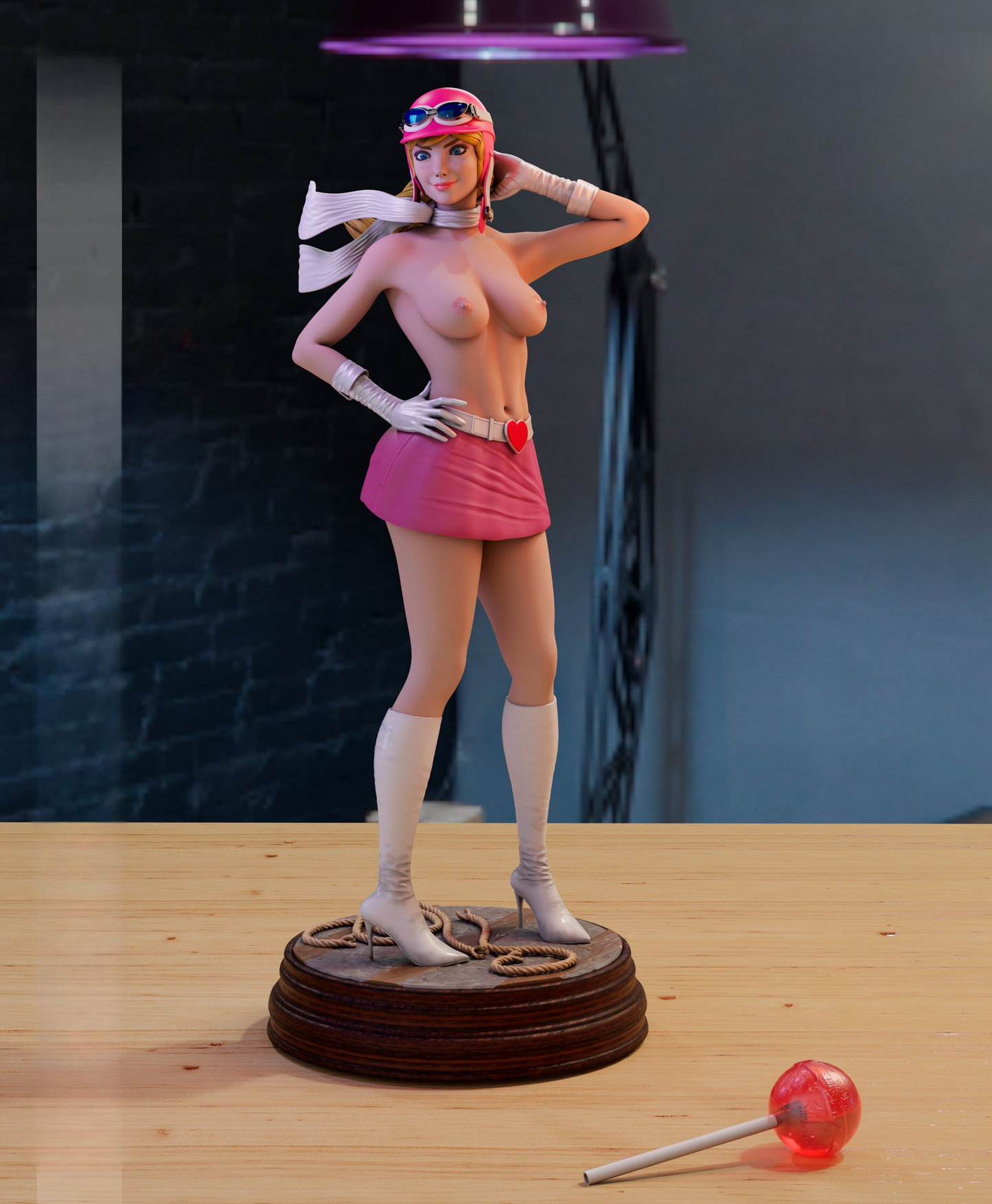 2782 Penelope Pitstop NSFW - Wacky Races - STL 3D Print Files