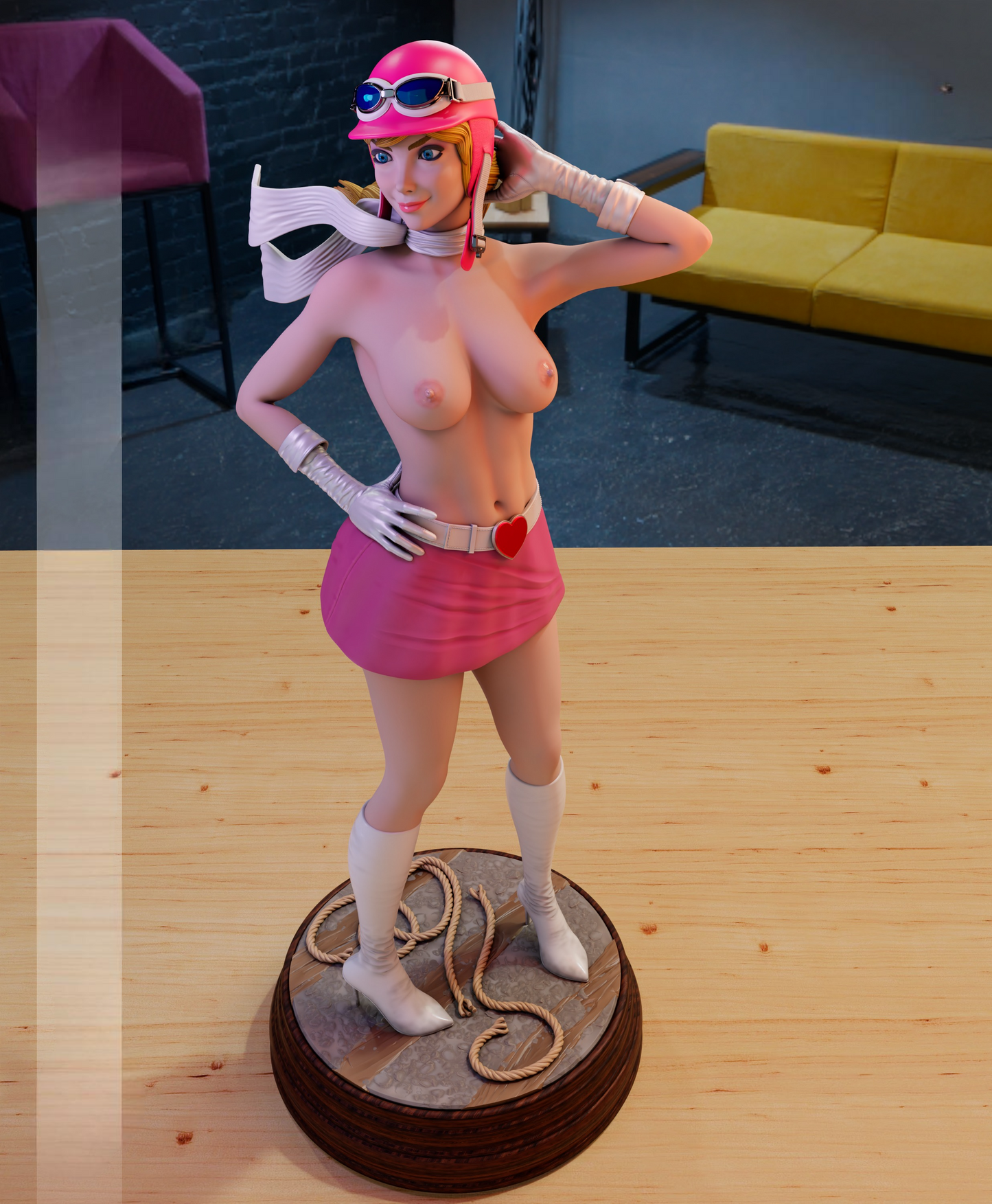 2782 Penelope Pitstop NSFW - Wacky Races - STL 3D Print Files