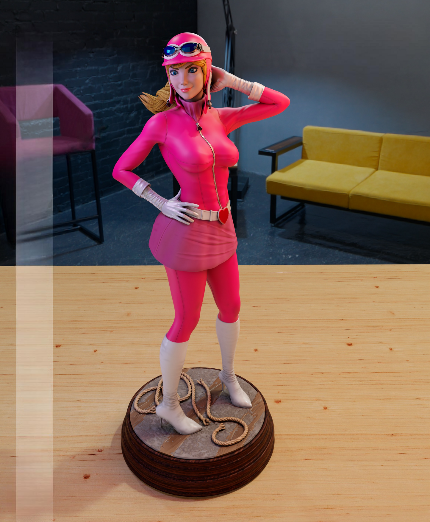 2782 Penelope Pitstop NSFW - Wacky Races - STL 3D Print Files