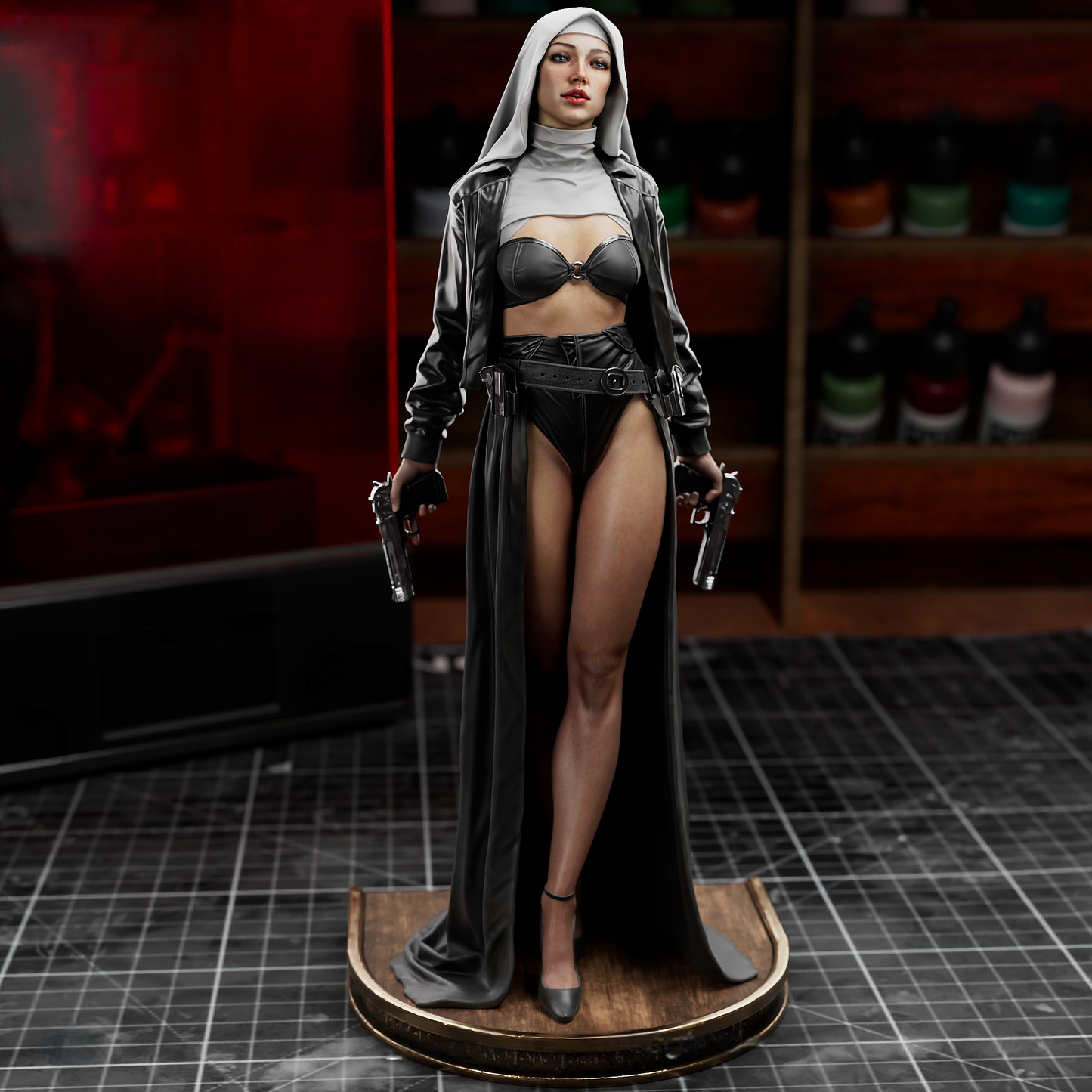 2785 Hunter Nun - STL 3D Print Files