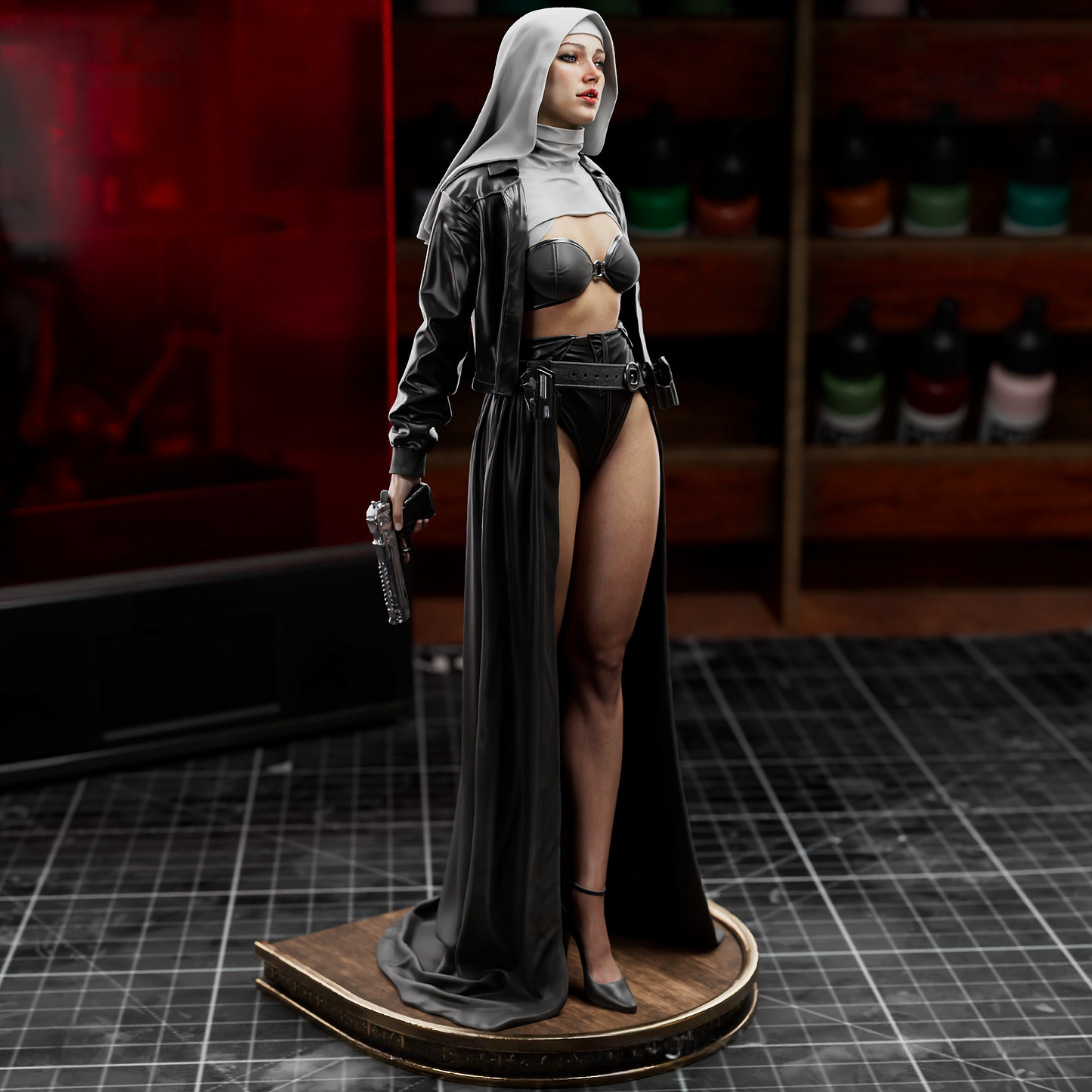 2785 Hunter Nun - STL 3D Print Files