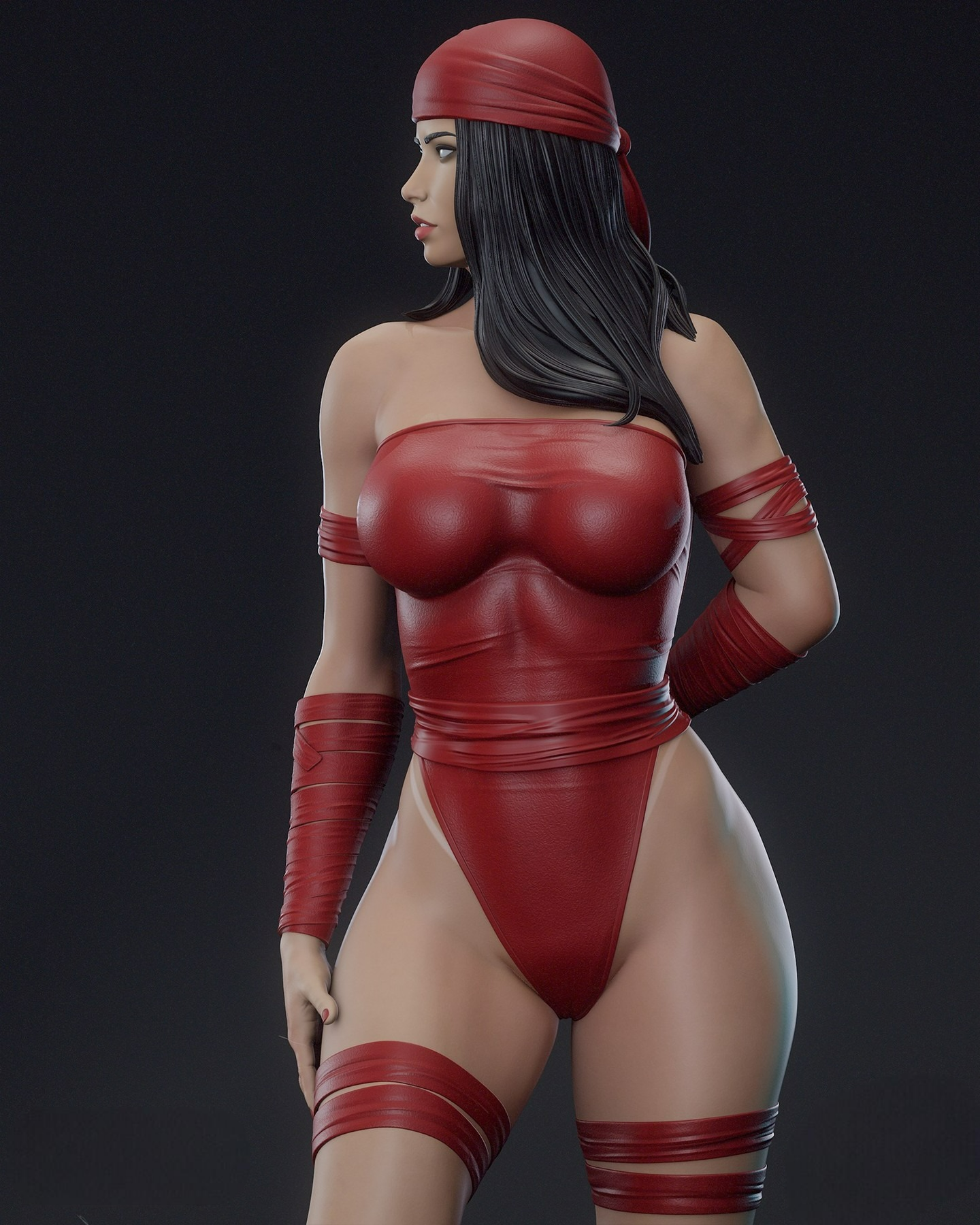 2788 Elektra NSFW - Marvel Comics - STL 3D Print Files