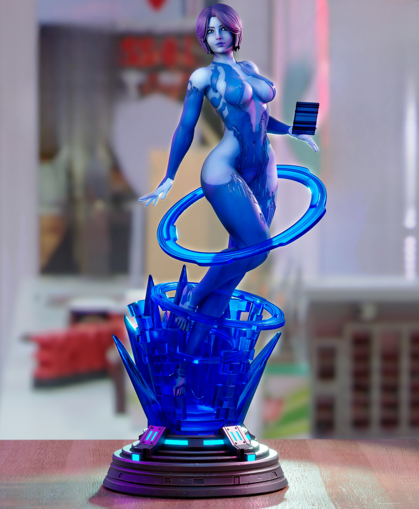 2792 Cortana NSFW - Halo - STL 3D Print Files