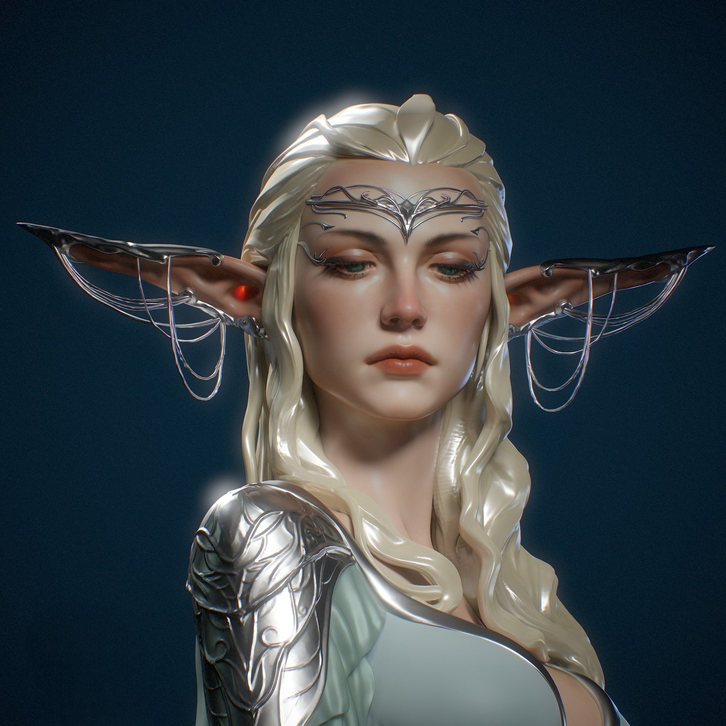 2795 Elf Bust - STL 3D Print Files